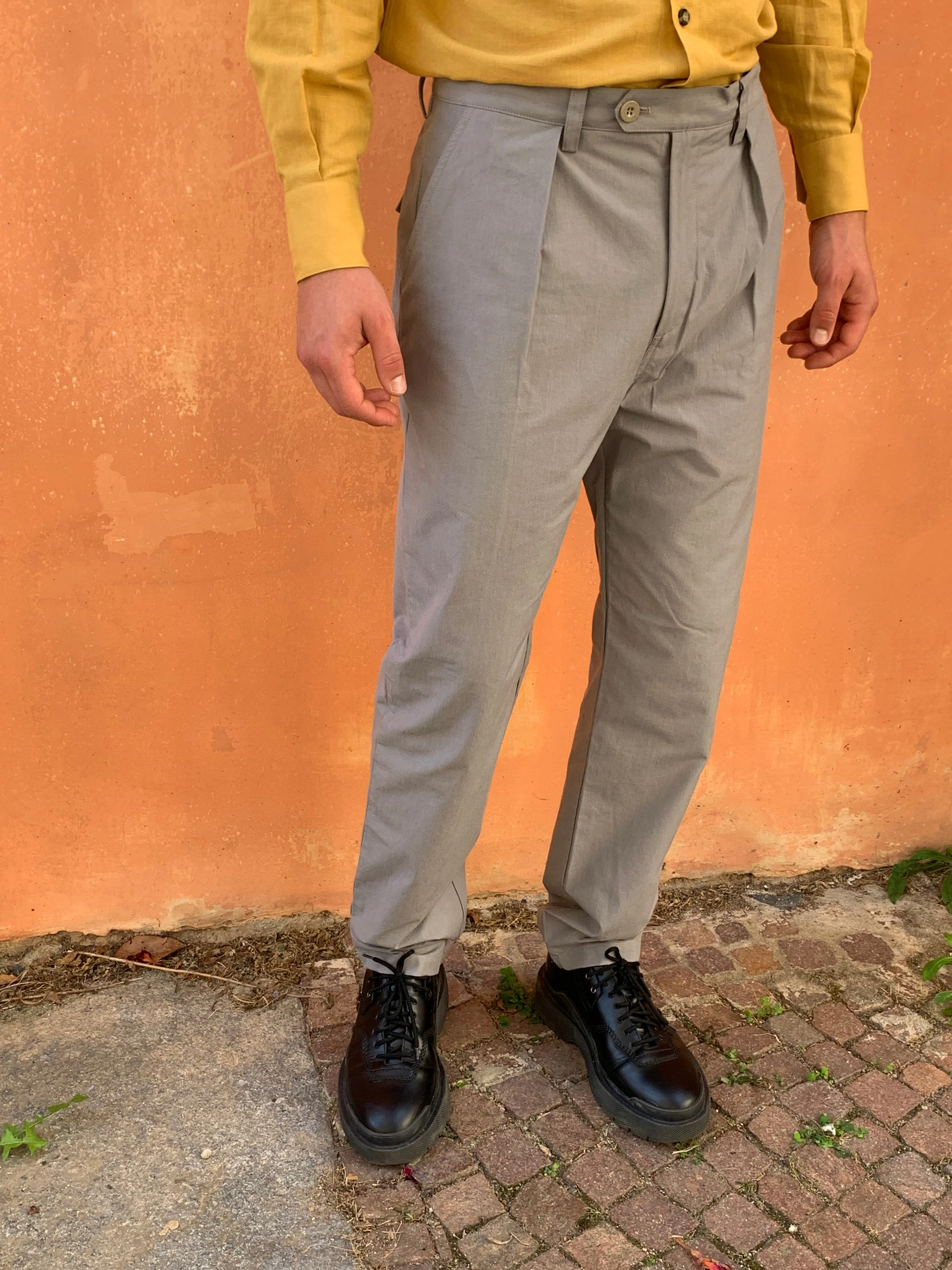 COMANCHE - CLASSIC TROUSERS - Canvas Cotton Grey sold by Camo product image thumbnail 4