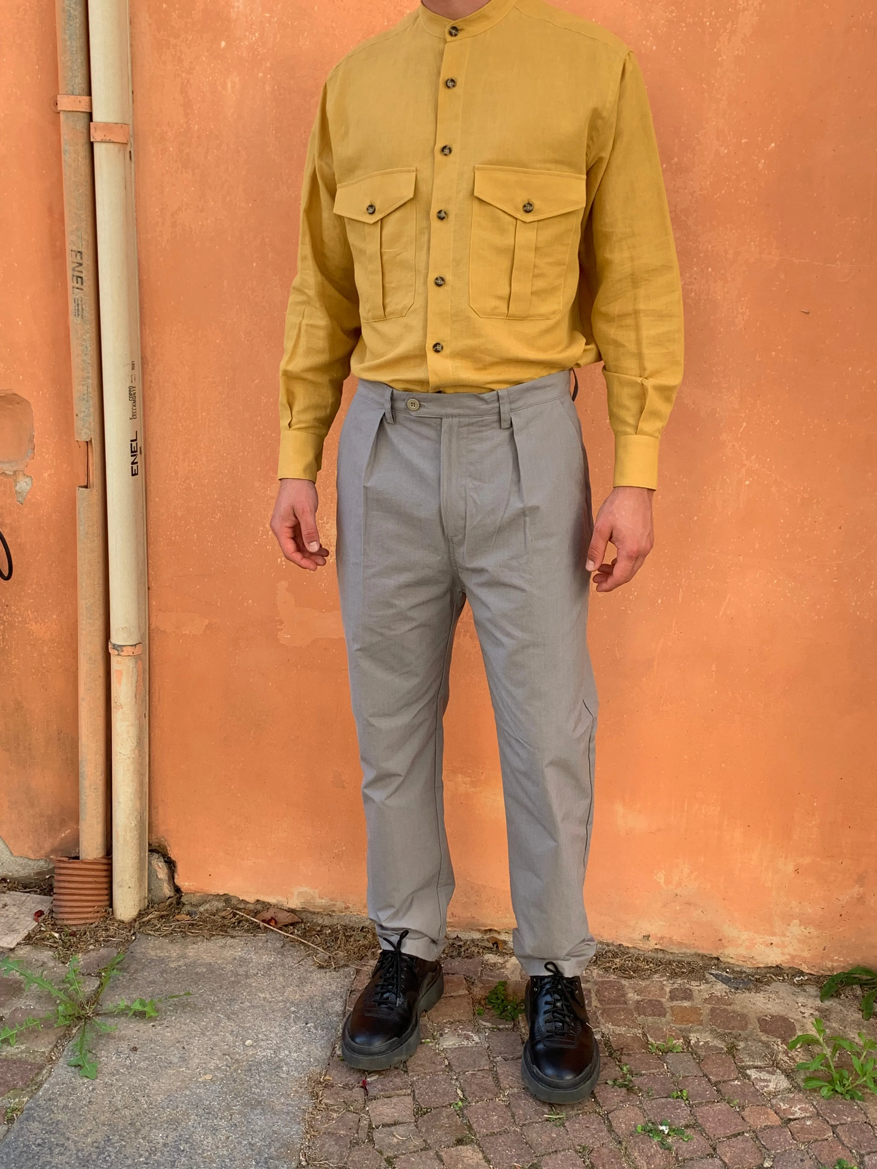 COMANCHE - CLASSIC TROUSERS - Canvas Cotton Grey sold by Camo product image thumbnail 2