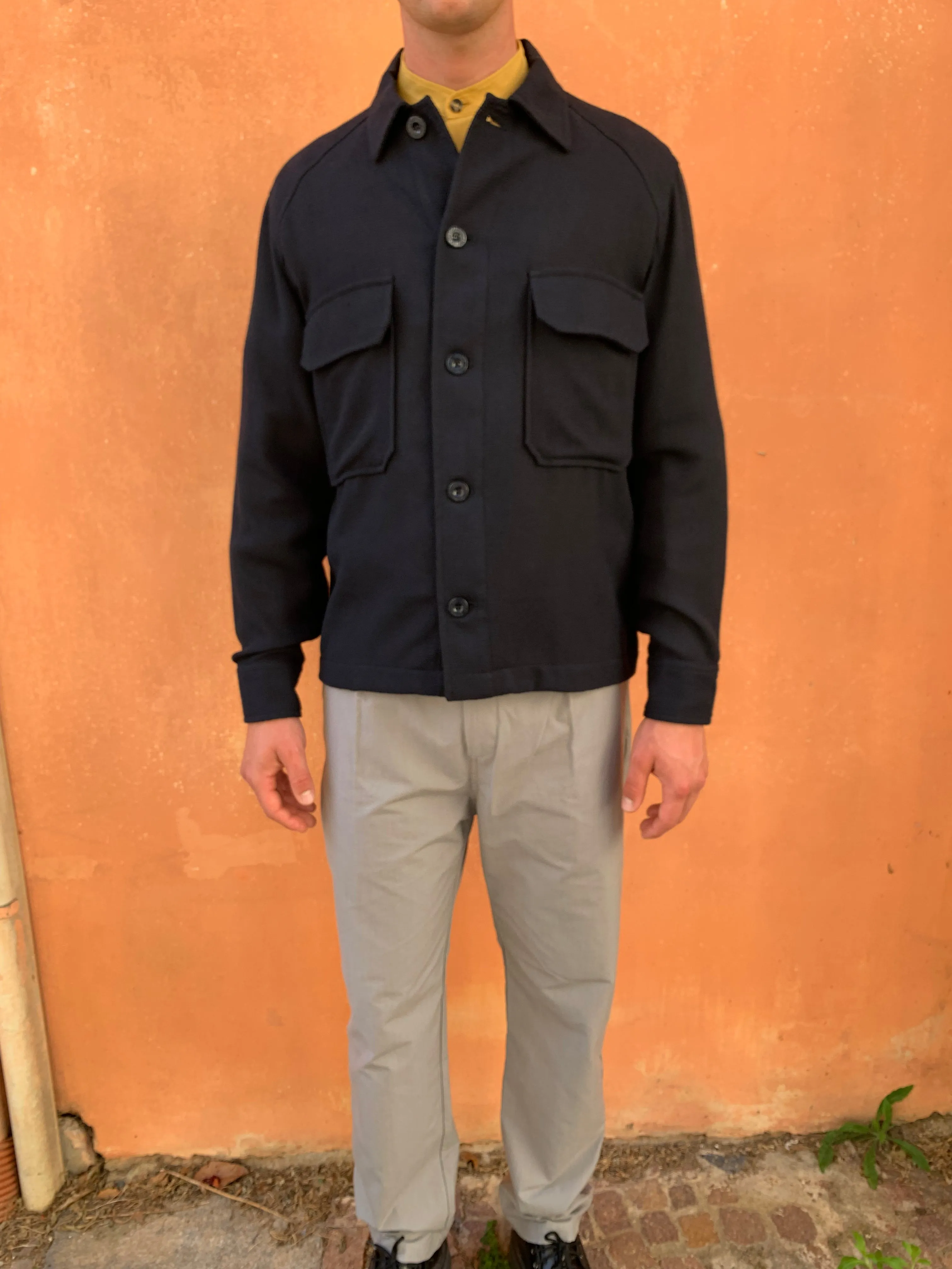 BALIO - JACKET SHIRT - Boiled H.Wool Dark Grey sold by Camo product image thumbnail 4