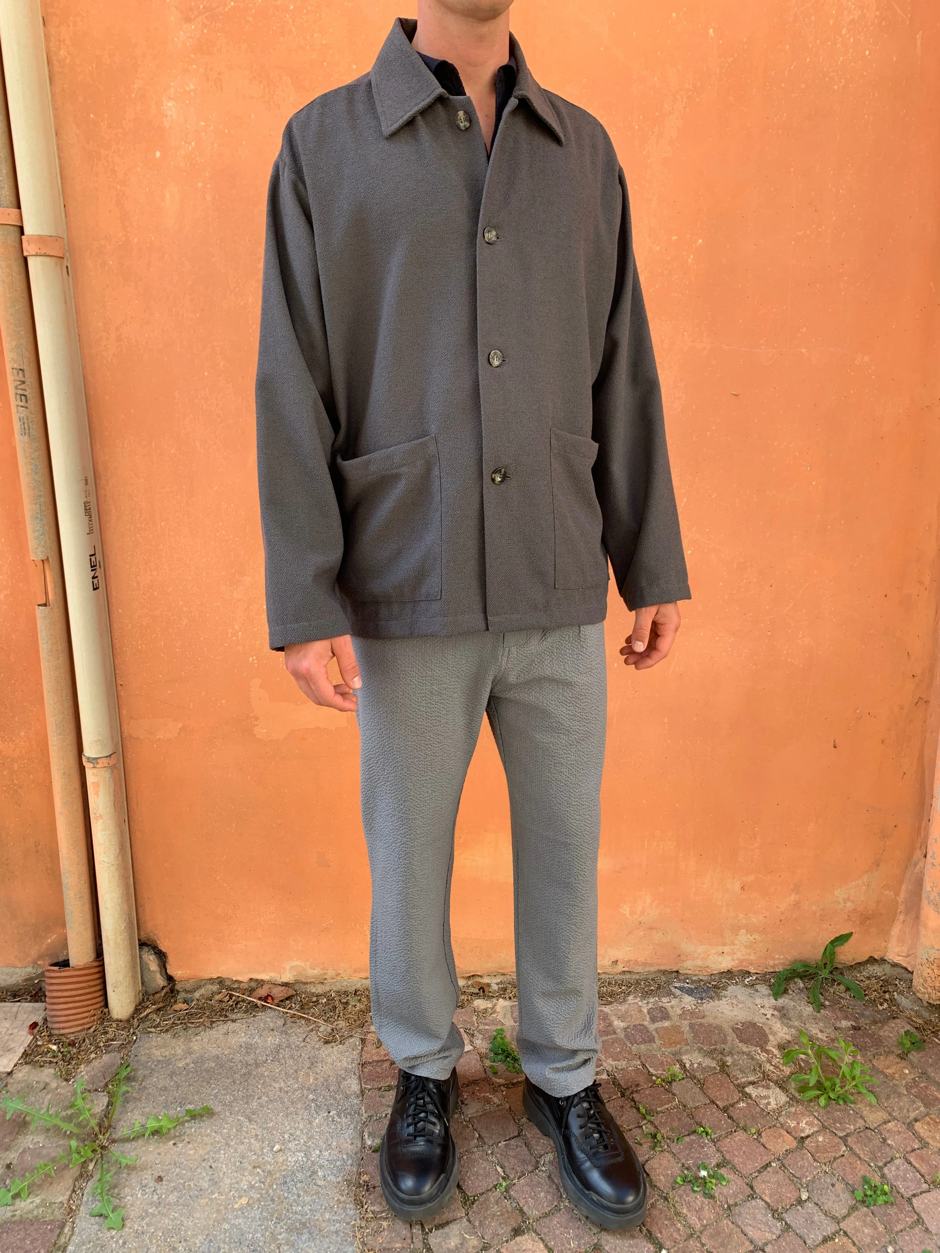 TISSERAND - AIR WIDE JACKET - Special Vnw Cotton Grey sold by Camo product image thumbnail 2