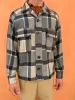 BALIO - JACKET SHIRT - Wool Check Cream sold by Camo