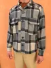 BALIO - JACKET SHIRT - Wool Check Cream sold by Camo