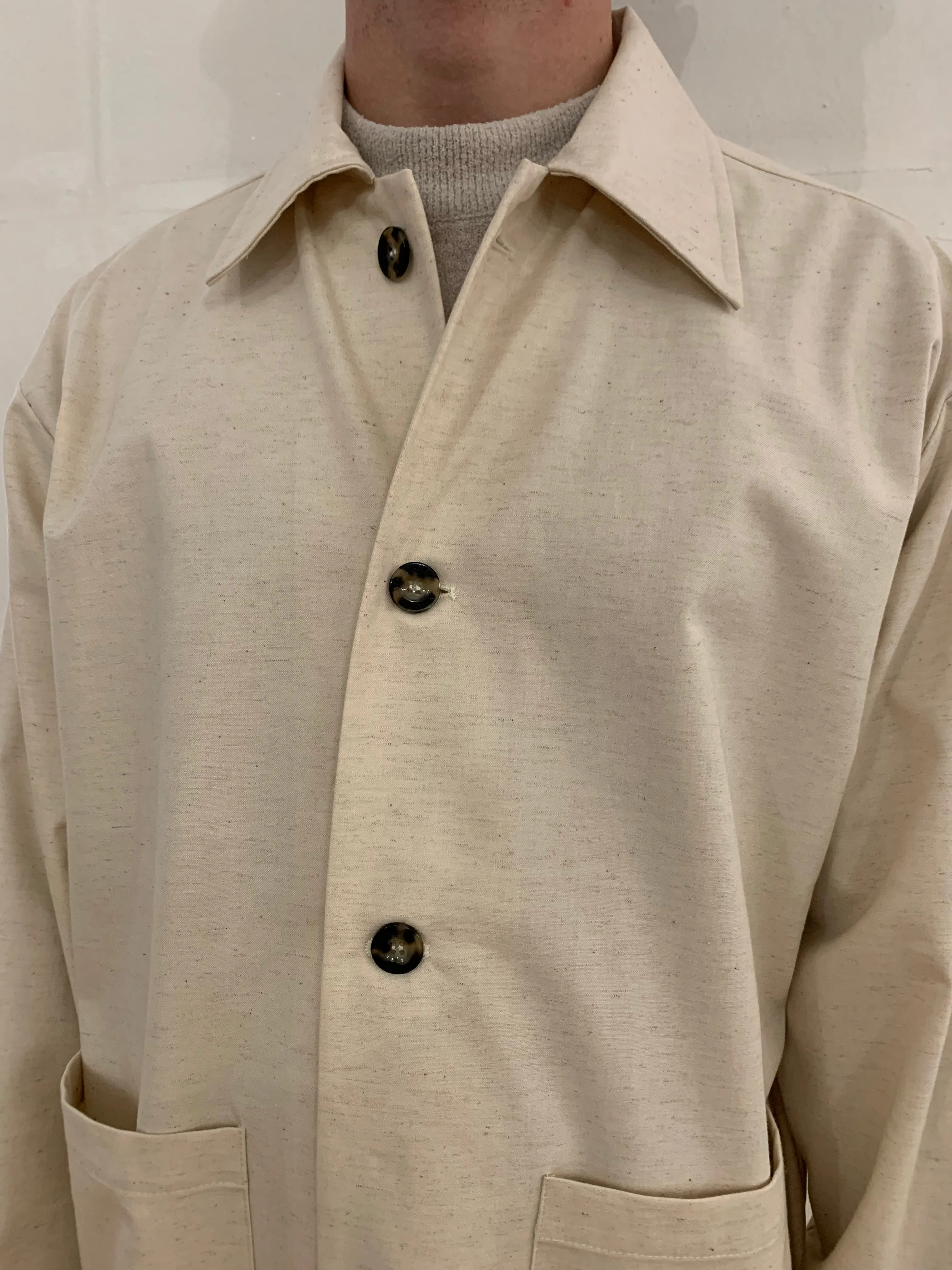 TISSERAND - AIR WIDE JACKET - Cotton Bourette Natural sold by Camo product image thumbnail 5