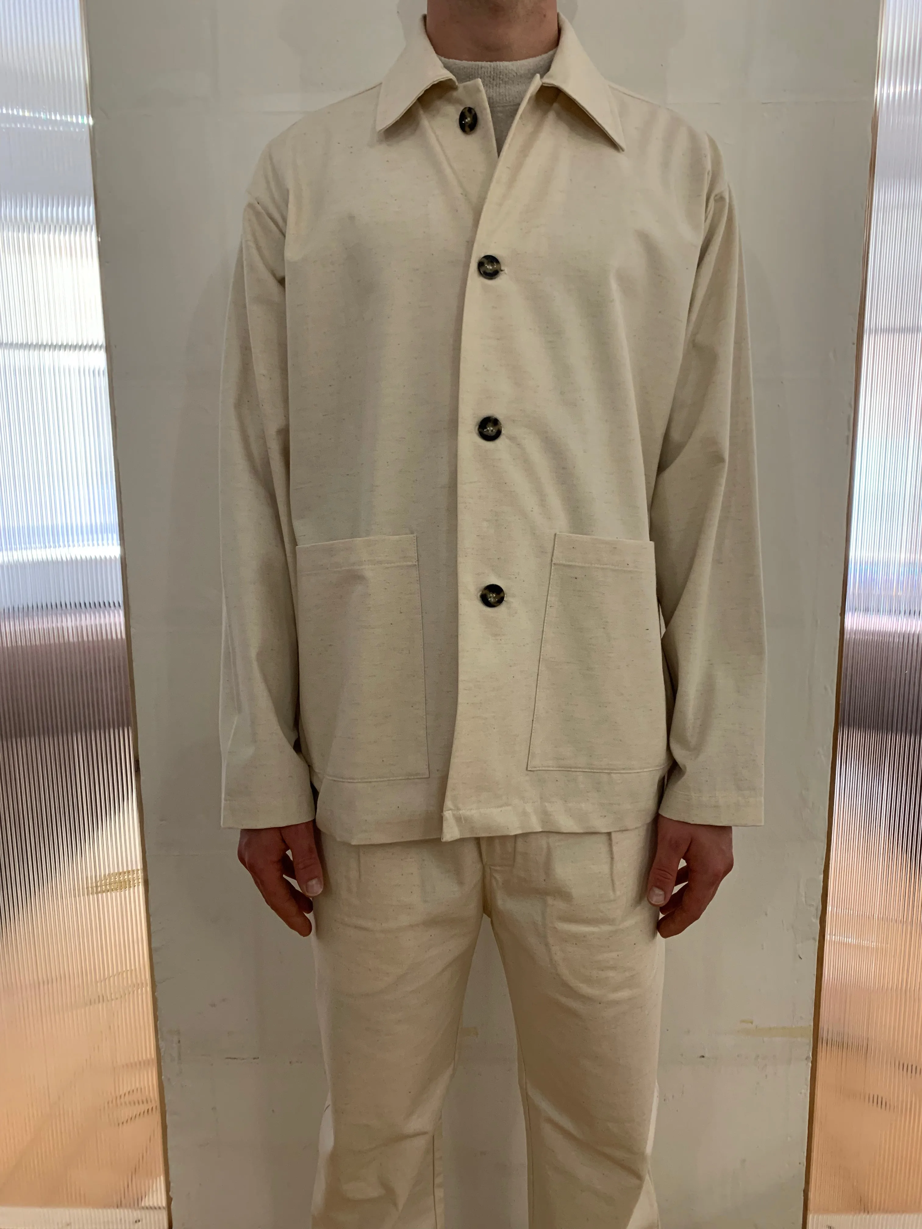 TISSERAND - AIR WIDE JACKET - Cotton Bourette Natural sold by Camo product image thumbnail 3