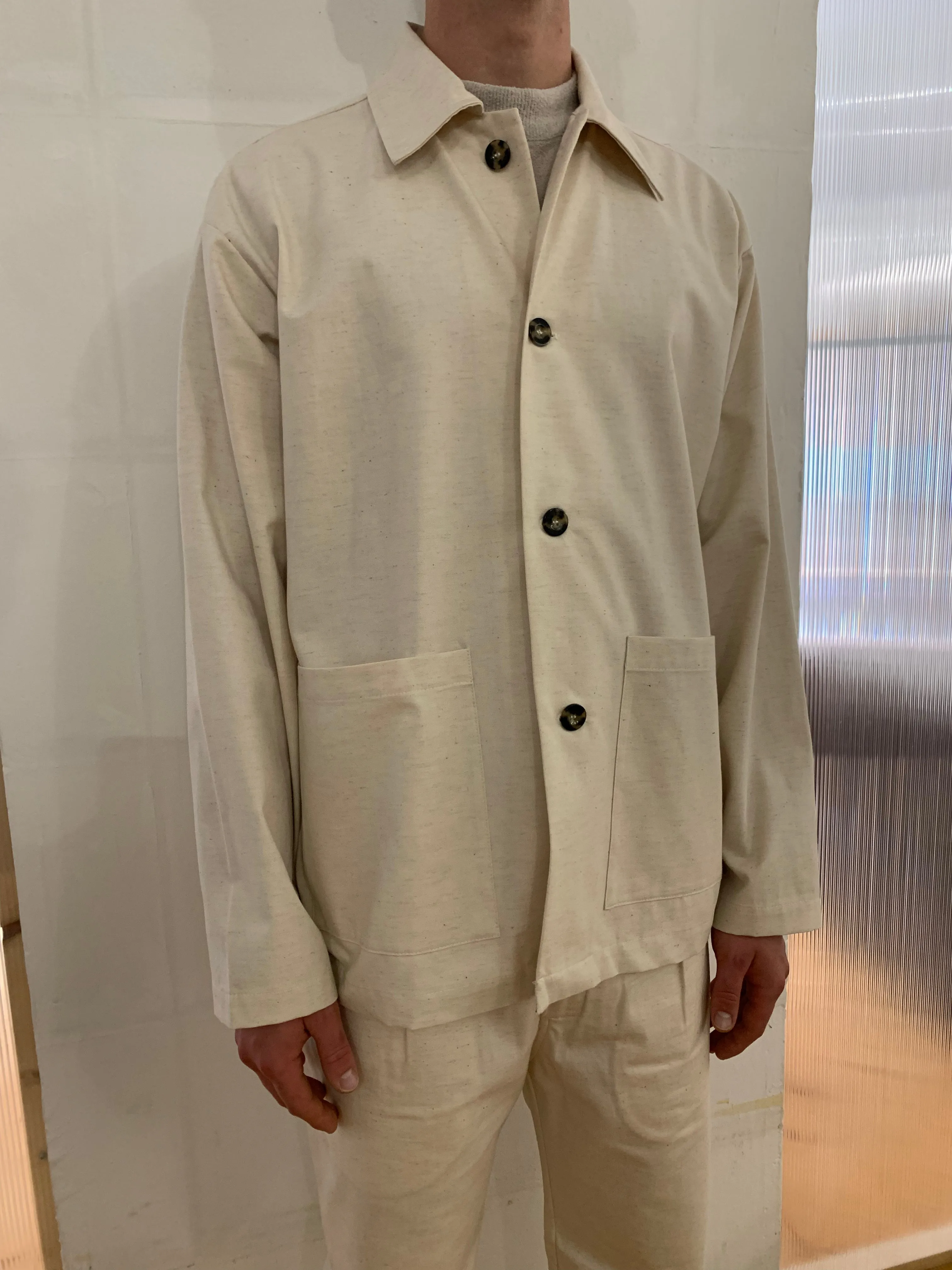 TISSERAND - AIR WIDE JACKET - Cotton Bourette Natural sold by Camo product image thumbnail 4