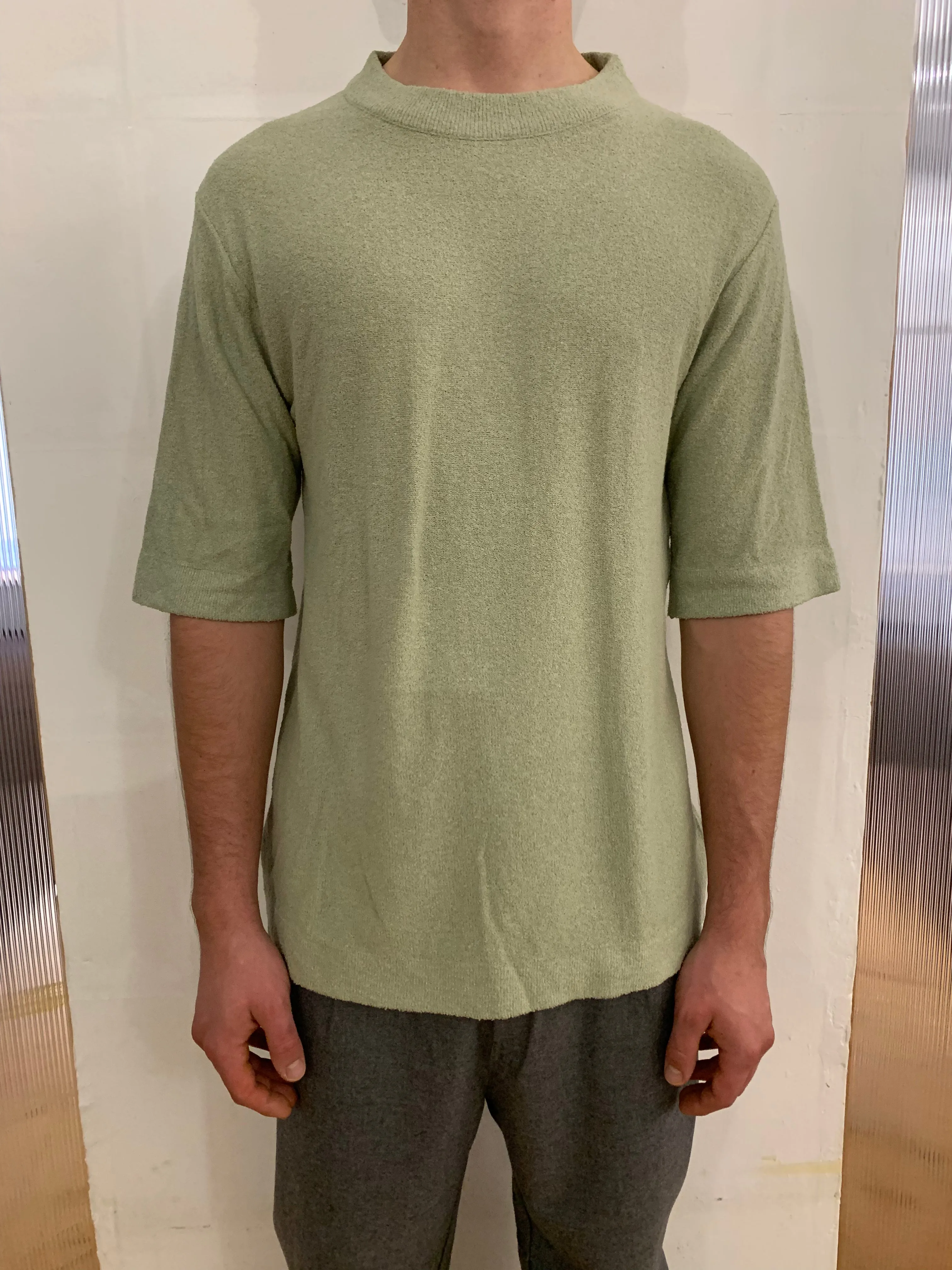 SUNNY - KNIT T-SHIRT - Super Boucle' Sage sold by Camo product image thumbnail 4