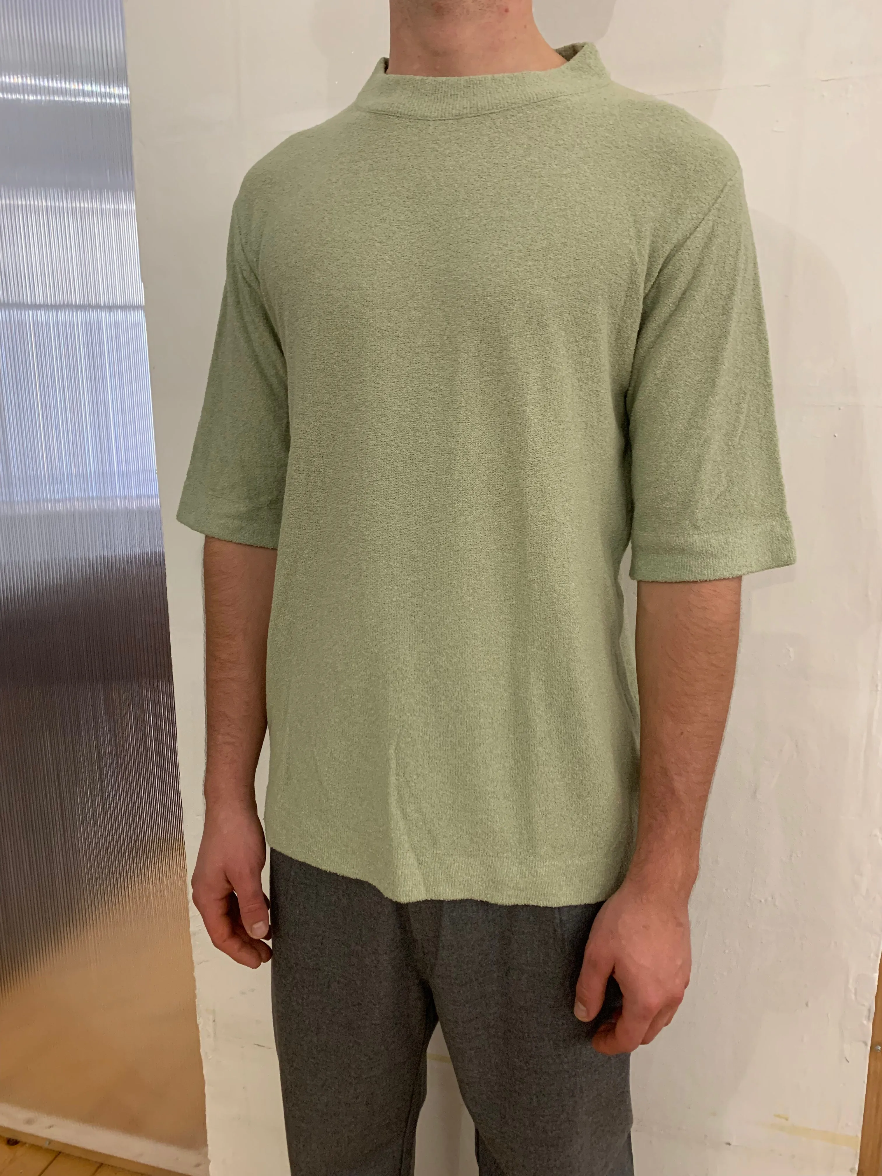 SUNNY - KNIT T-SHIRT - Super Boucle' Sage sold by Camo product image thumbnail 3