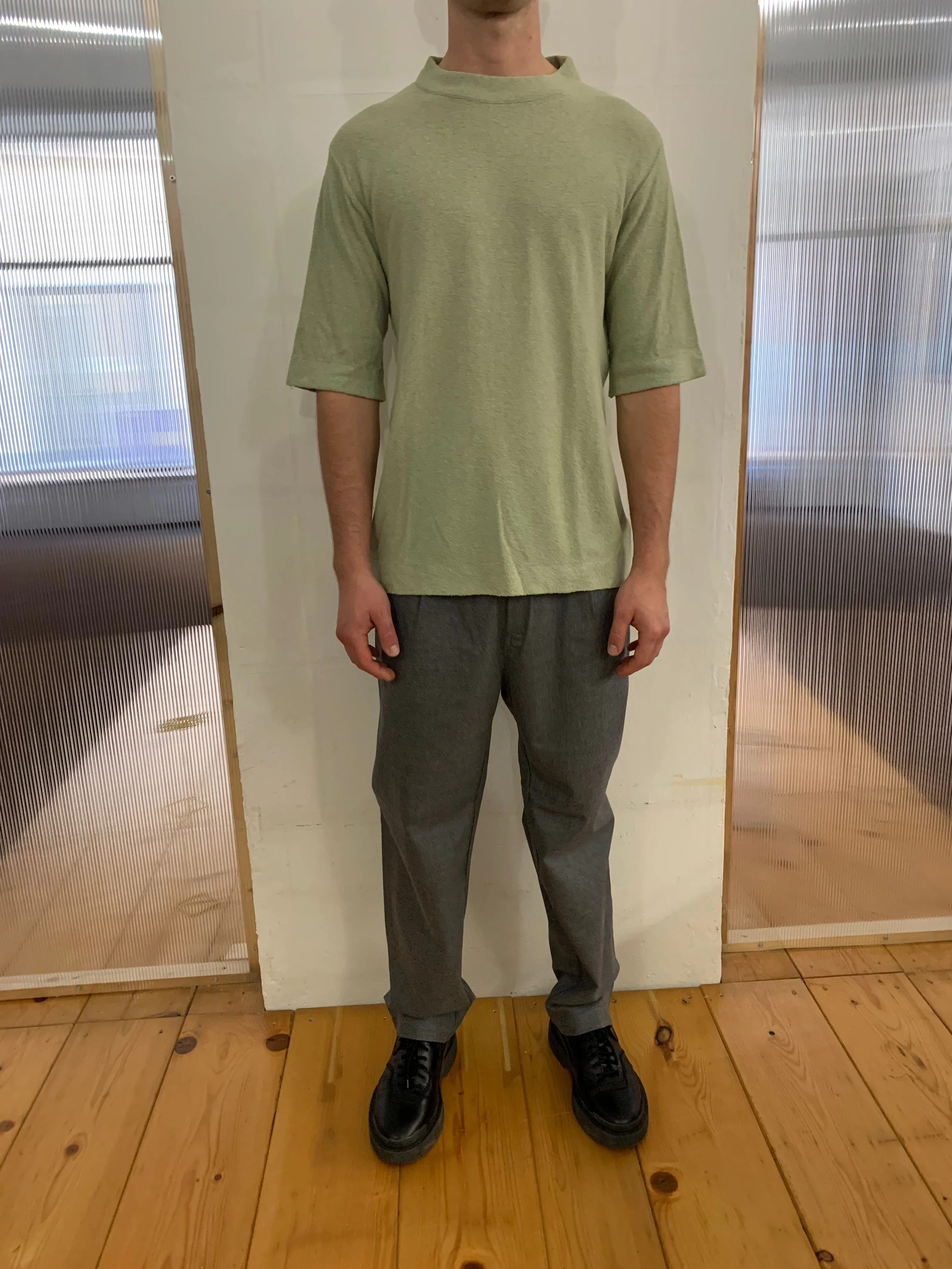 SUNNY - KNIT T-SHIRT - Super Boucle' Sage sold by Camo product image thumbnail 2