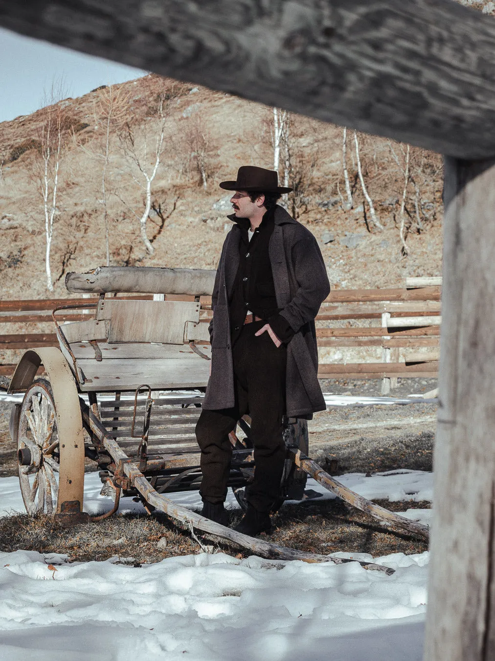 BROTHER OF BALIO - JACKET SHIRT - Wool & Cotton Trama Brown sold by Camo product image thumbnail 2