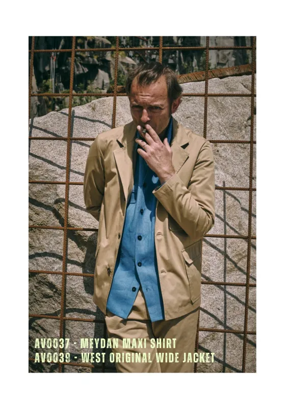 BROTHER OF BALIO - JACKET SHIRT - Four Season Cotton Camel sold by Camo