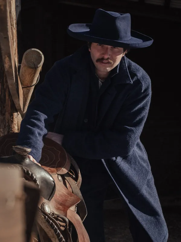 WAYNE RIBOT - NEW AIR WIDE COAT - Boiled H.Wool Navy sold by Camo