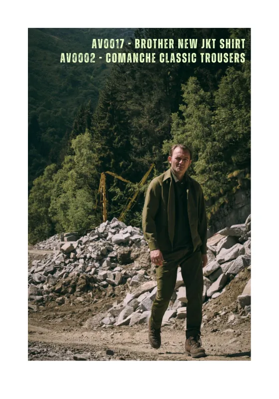 COMANCHE - CLASSIC TROUSERS - Seersucker Brown sold by Camo