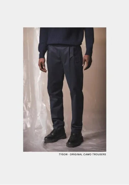 COMANCHE - CLASSIC TROUSERS - Winter Wool Navy sold by Camo