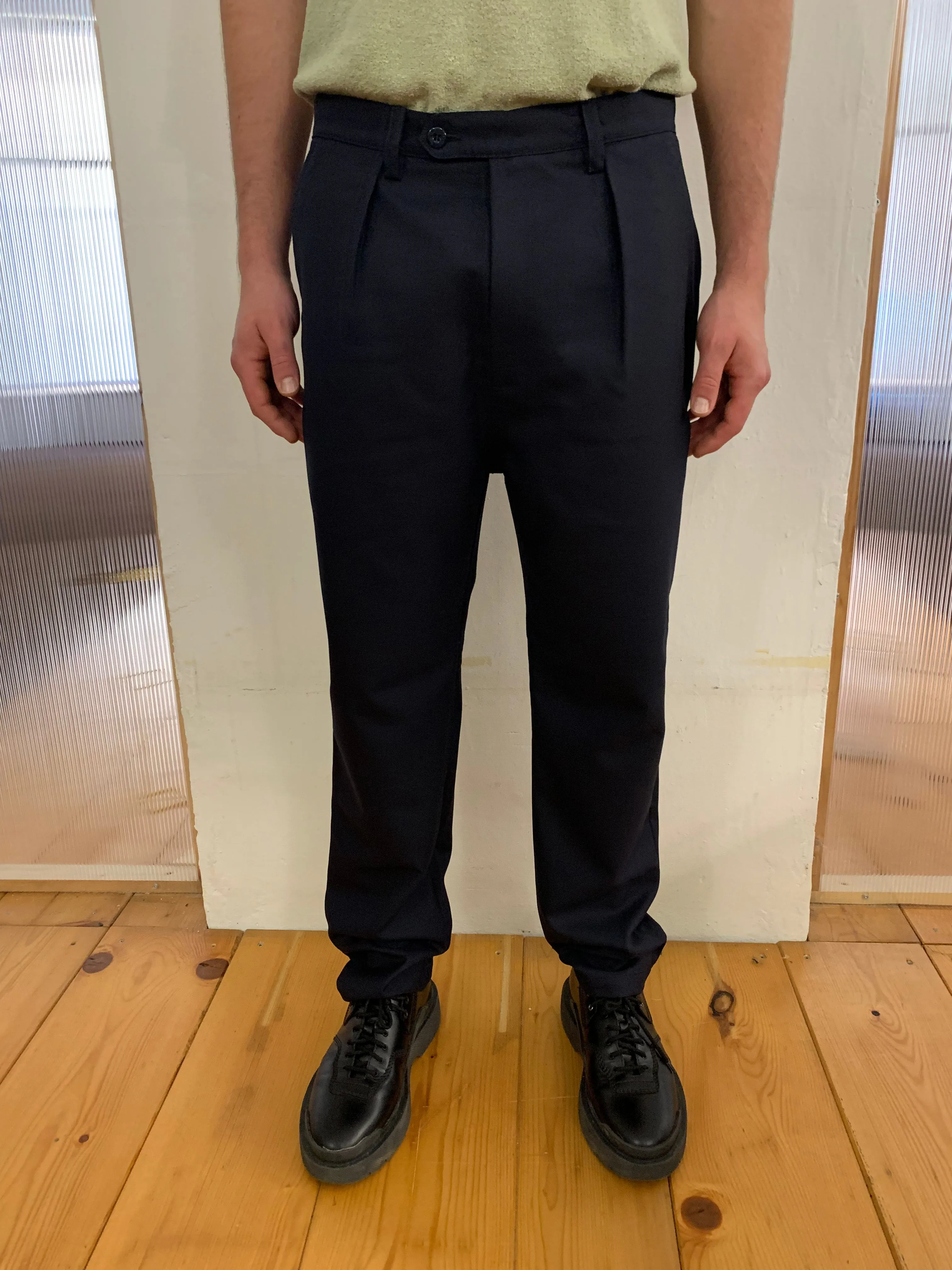 COMANCHE - CLASSIC TROUSERS - Winter Wool Navy sold by Camo product image thumbnail 5