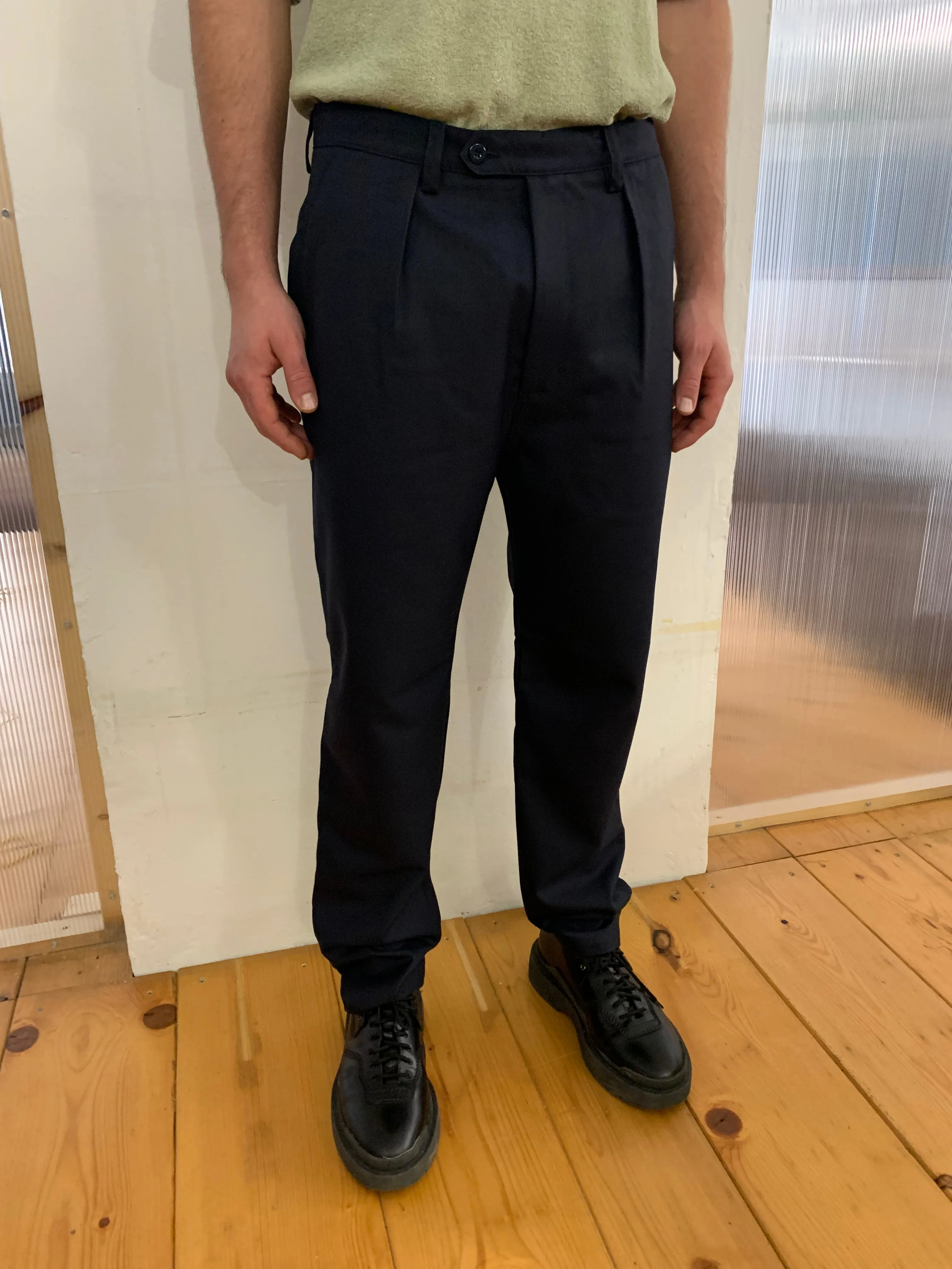 COMANCHE - CLASSIC TROUSERS - Winter Wool Navy sold by Camo product image thumbnail 2