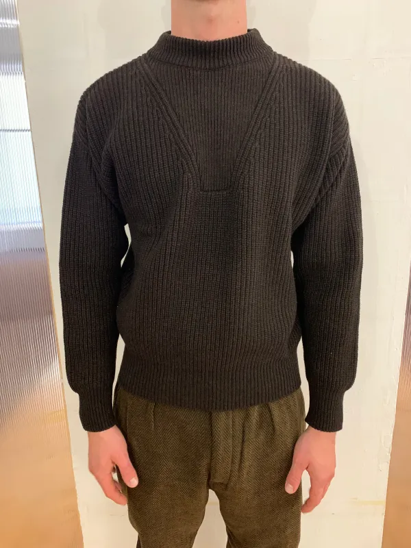 THUNDERBOLT - WARM SWEATER - Cashmere-Merino Wool Extrafine Brown sold by Camo