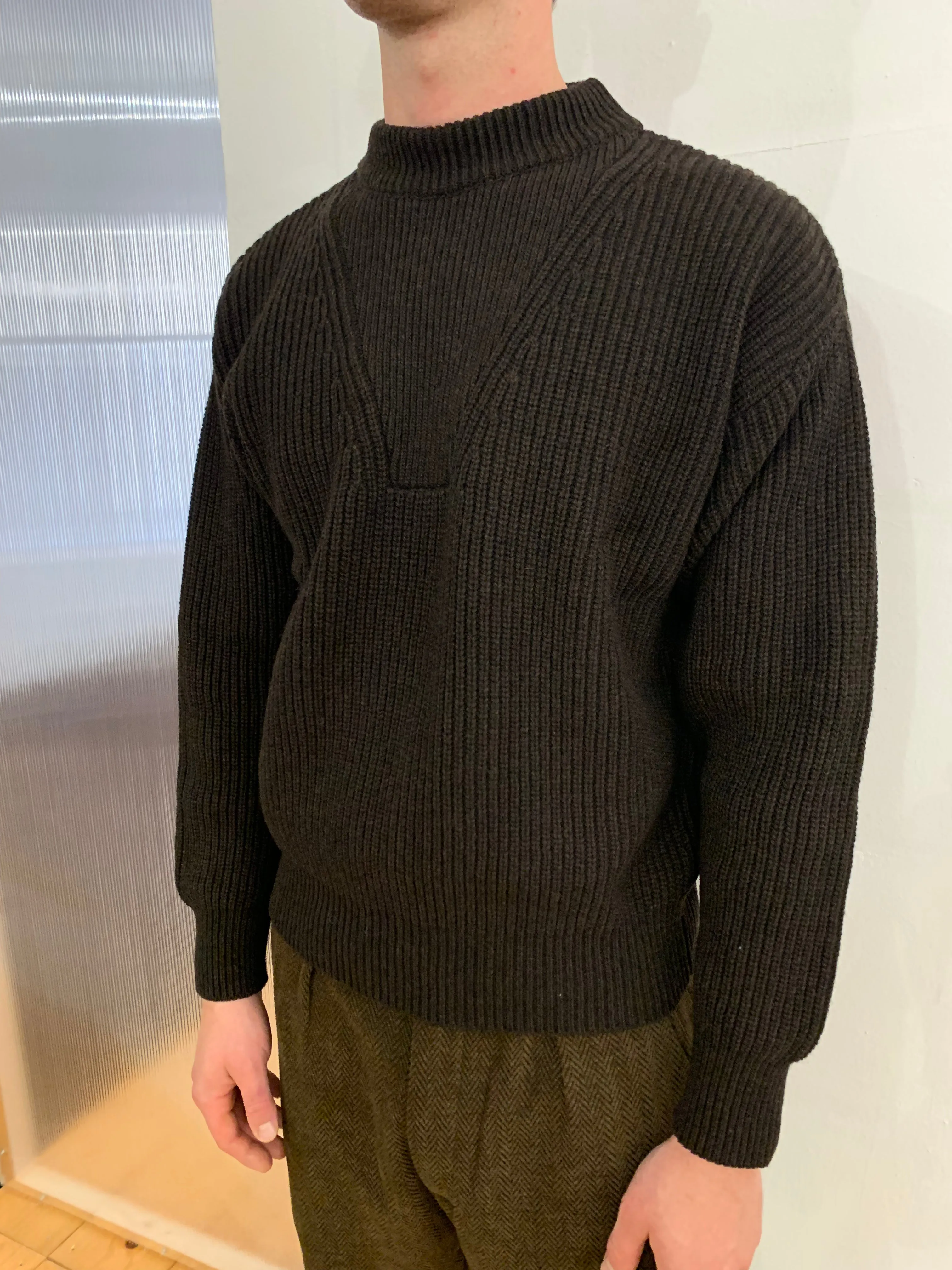 THUNDERBOLT - WARM SWEATER - Cashmere-Merino Wool Extrafine Brown sold by Camo product image thumbnail 5