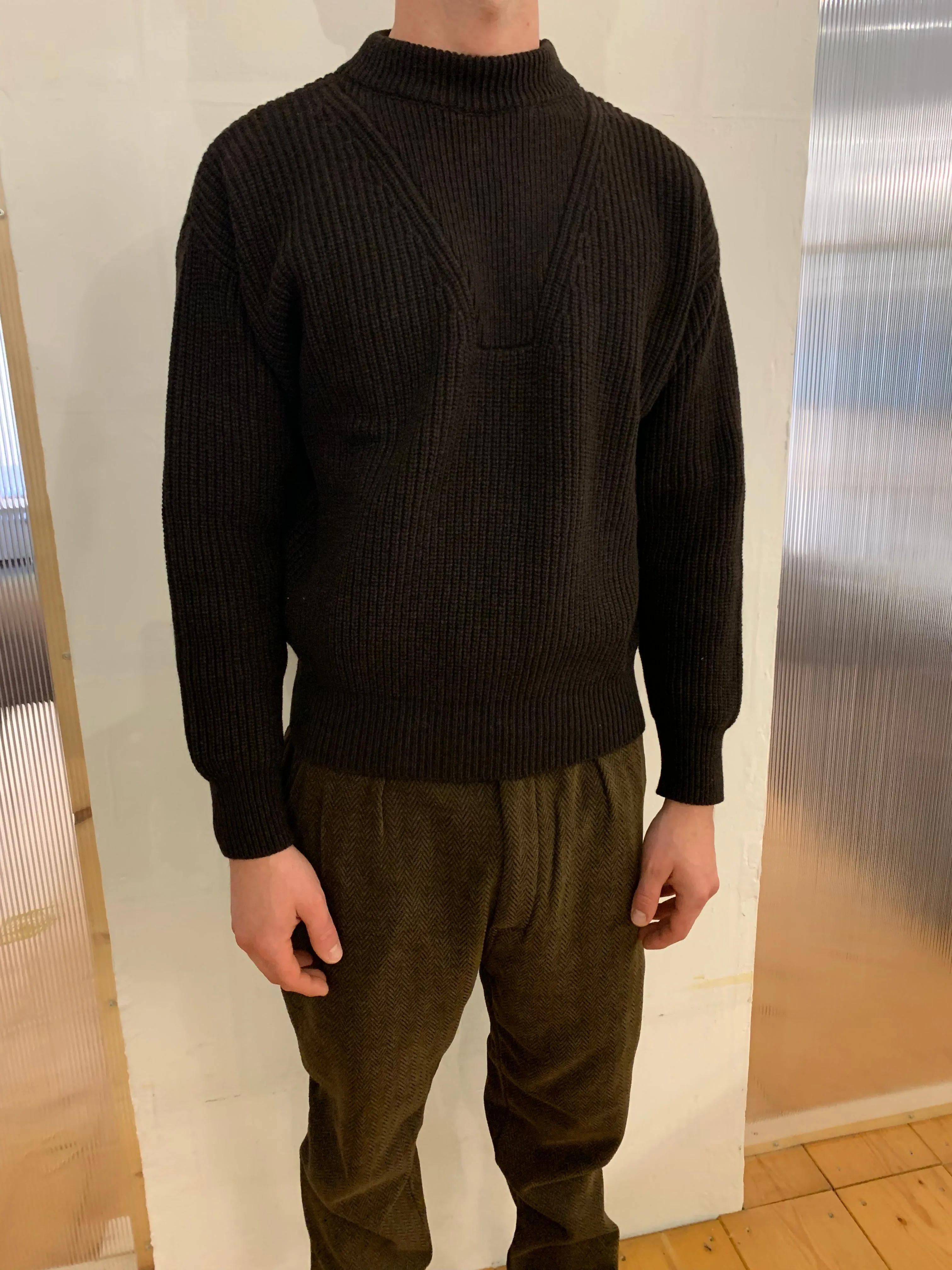 THUNDERBOLT - WARM SWEATER - Cashmere-Merino Wool Extrafine Brown sold by Camo product image thumbnail 3