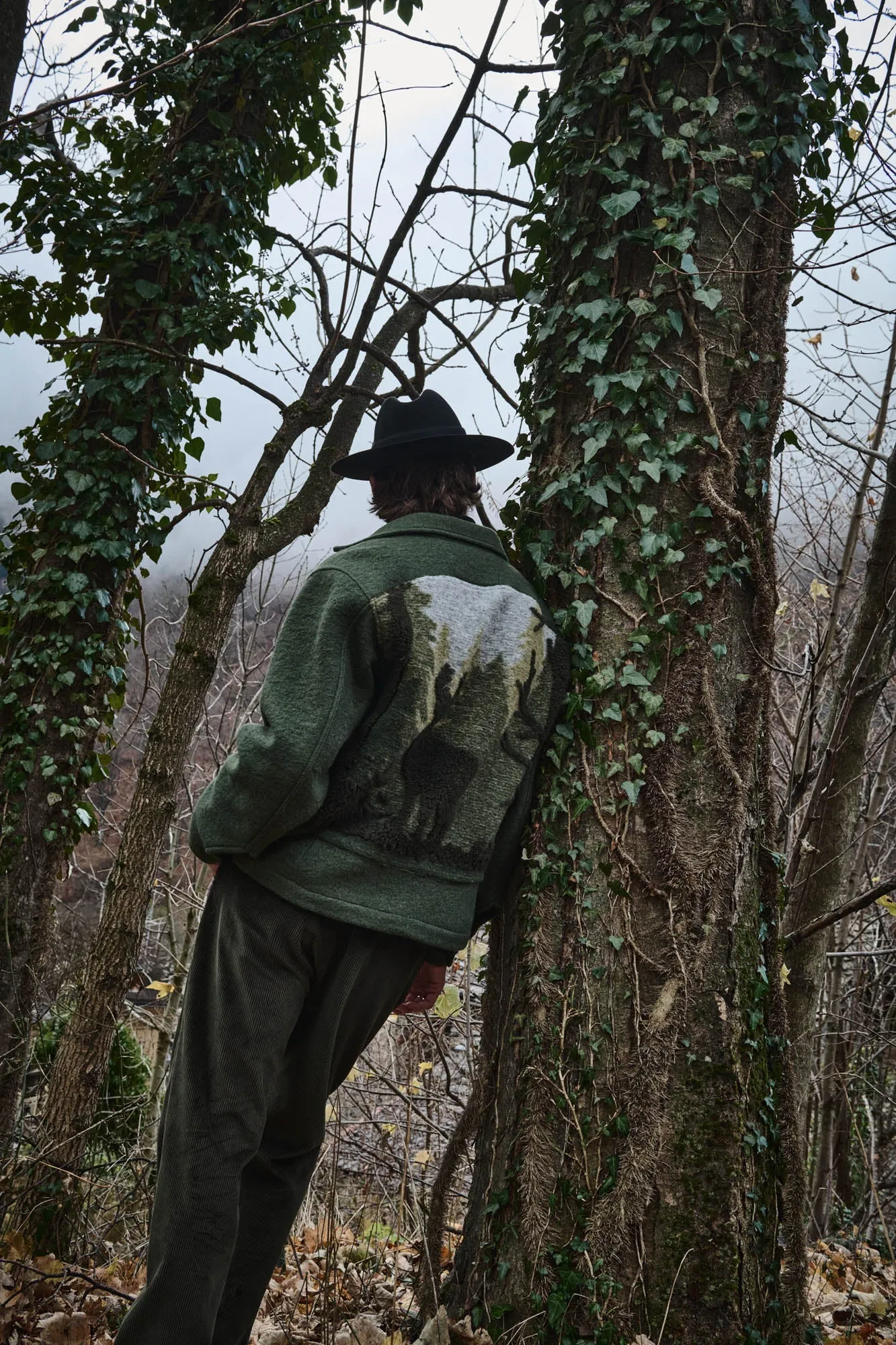 BROTHER OF BALIO - JACKET SHIRT - Boiled H.Wool Green x C.V.C. sold by Camo product image thumbnail 3