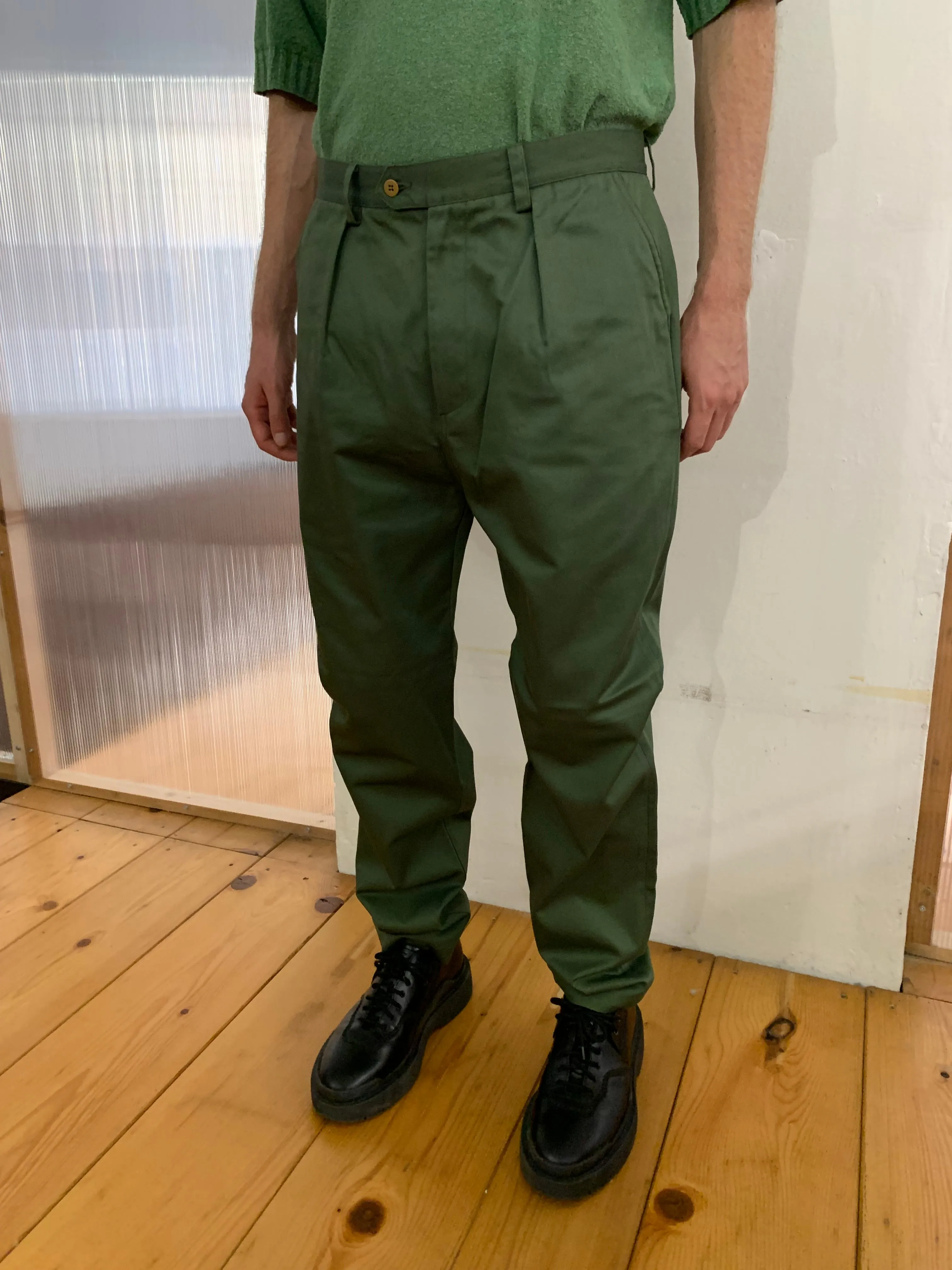 COMANCHE - CLASSIC TROUSERS - Drill Green Forest sold by Camo product image thumbnail 4