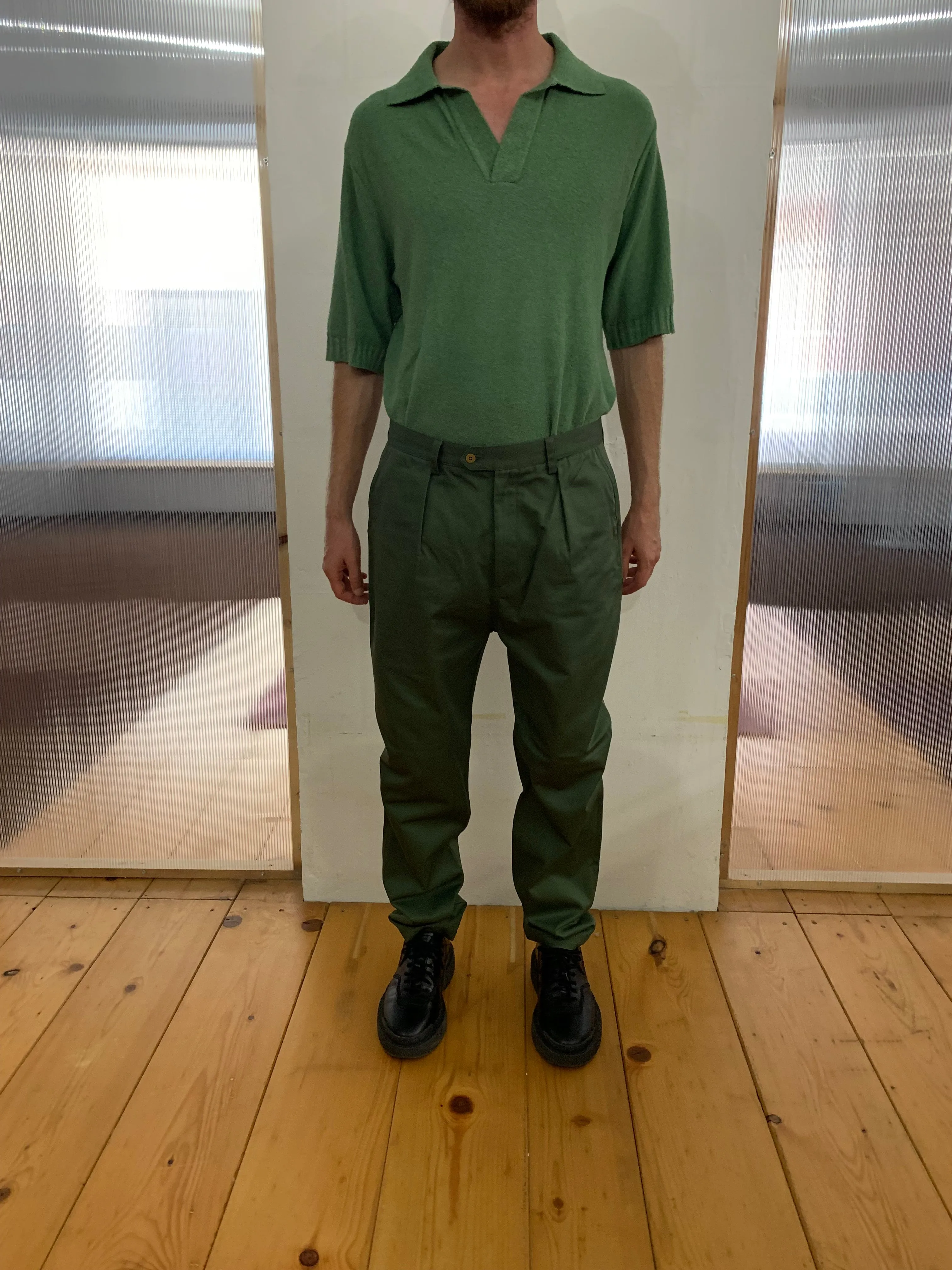 COMANCHE - CLASSIC TROUSERS - Drill Green Forest sold by Camo product image thumbnail 2