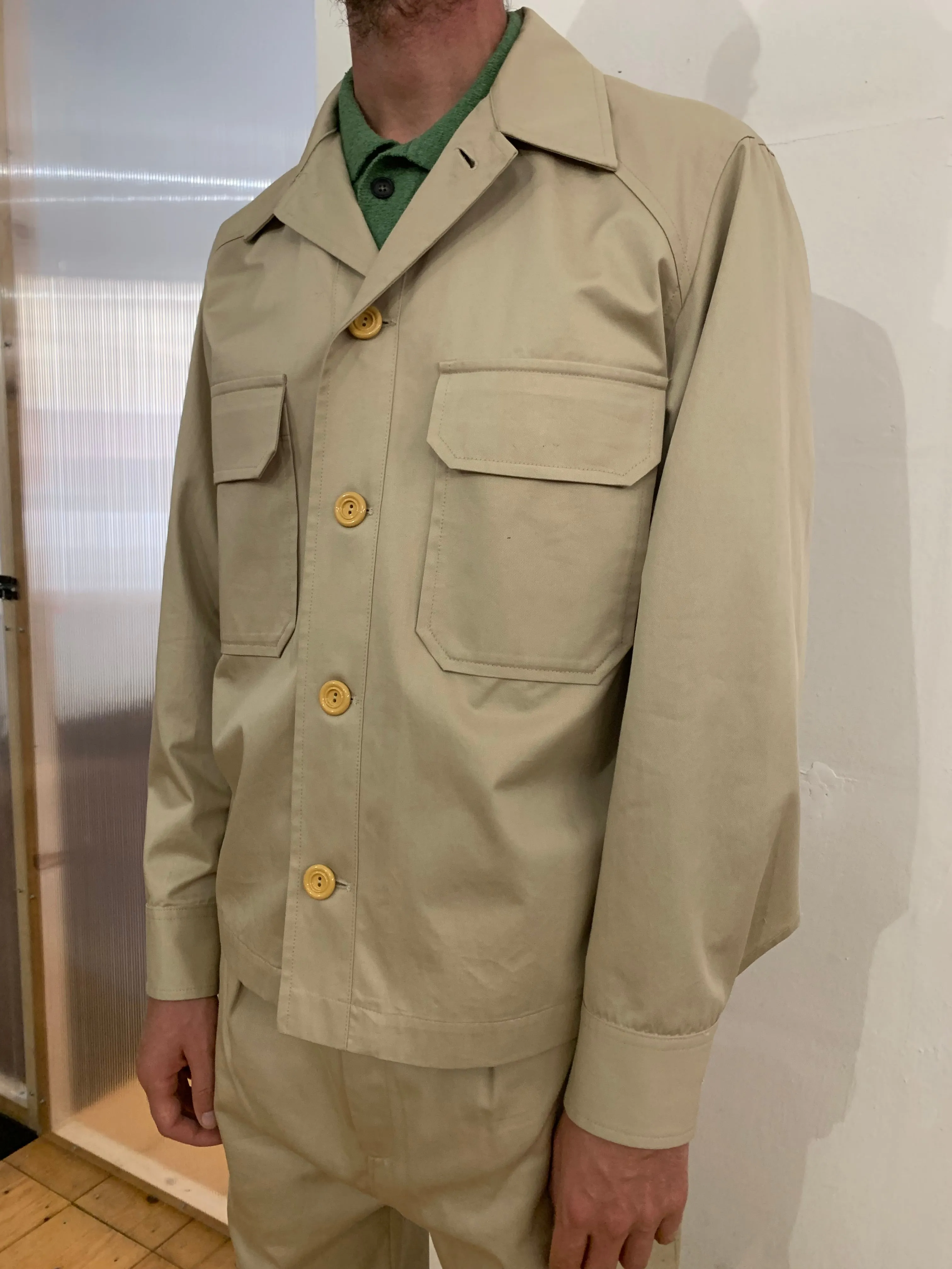 BALIO - JACKET SHIRT - Drill Cotton Beige sold by Camo product image thumbnail 5