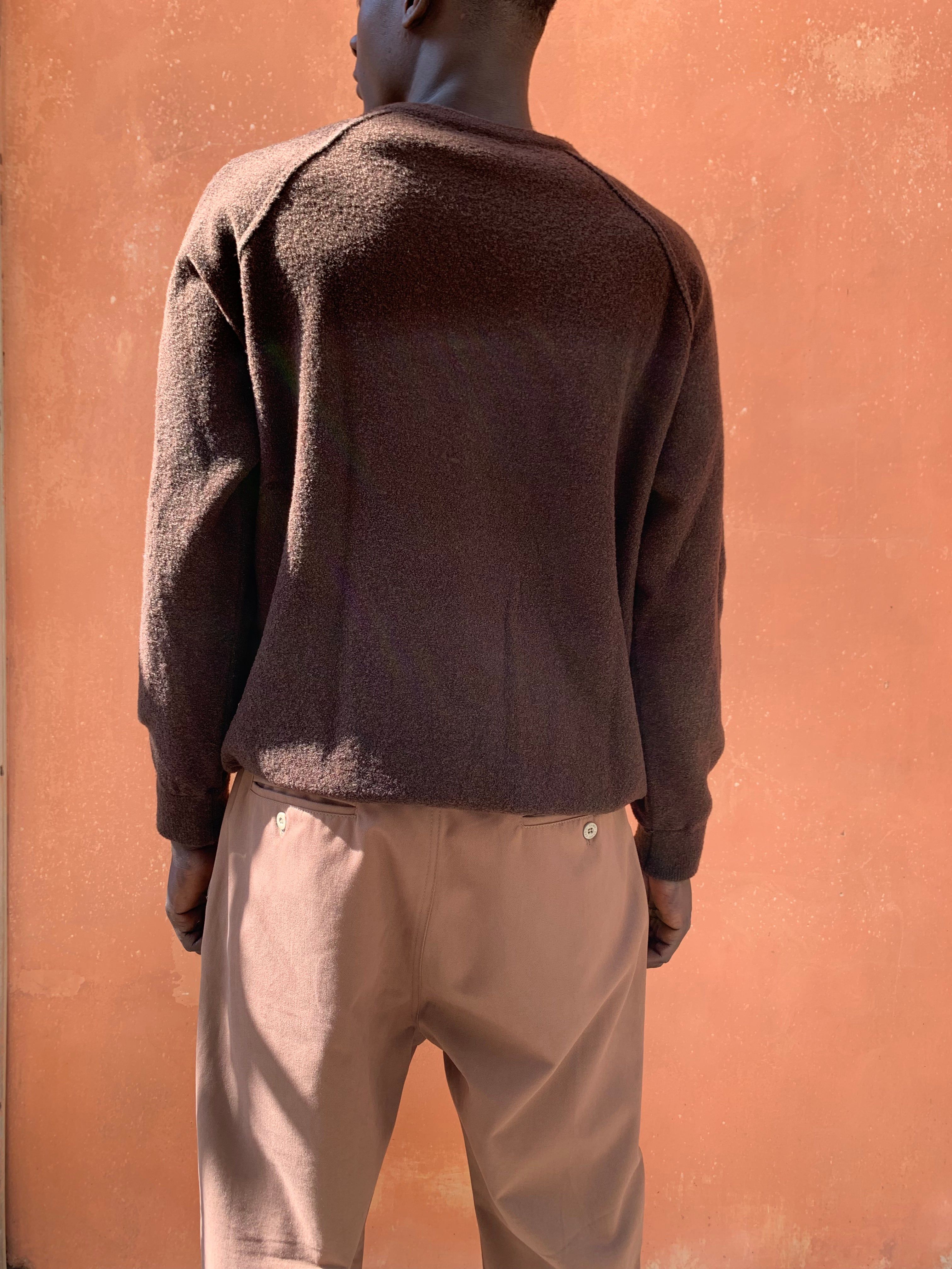 Kell- BROWN - BOUCLE' Knit Jumper Pullover sold by Camo product image thumbnail 5