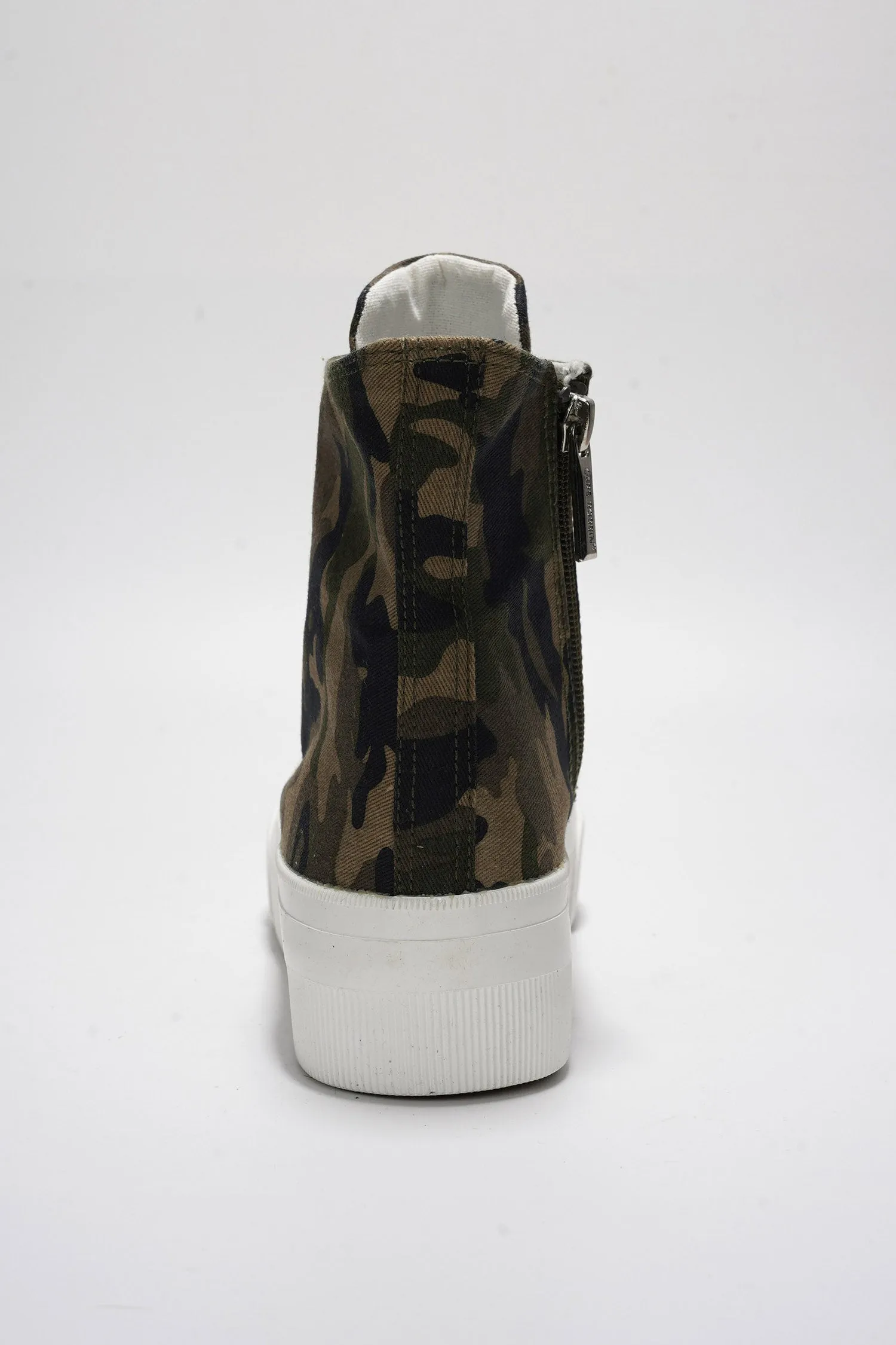 Zitella High-top Thick Lace Canvas Sneaker - Camoufluage - Camouflage sold by Cape Robbin product image thumbnail 5