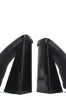 Castellar Braided Decor Odd-Shaped Block Heel - Black sold by Cape Robbin