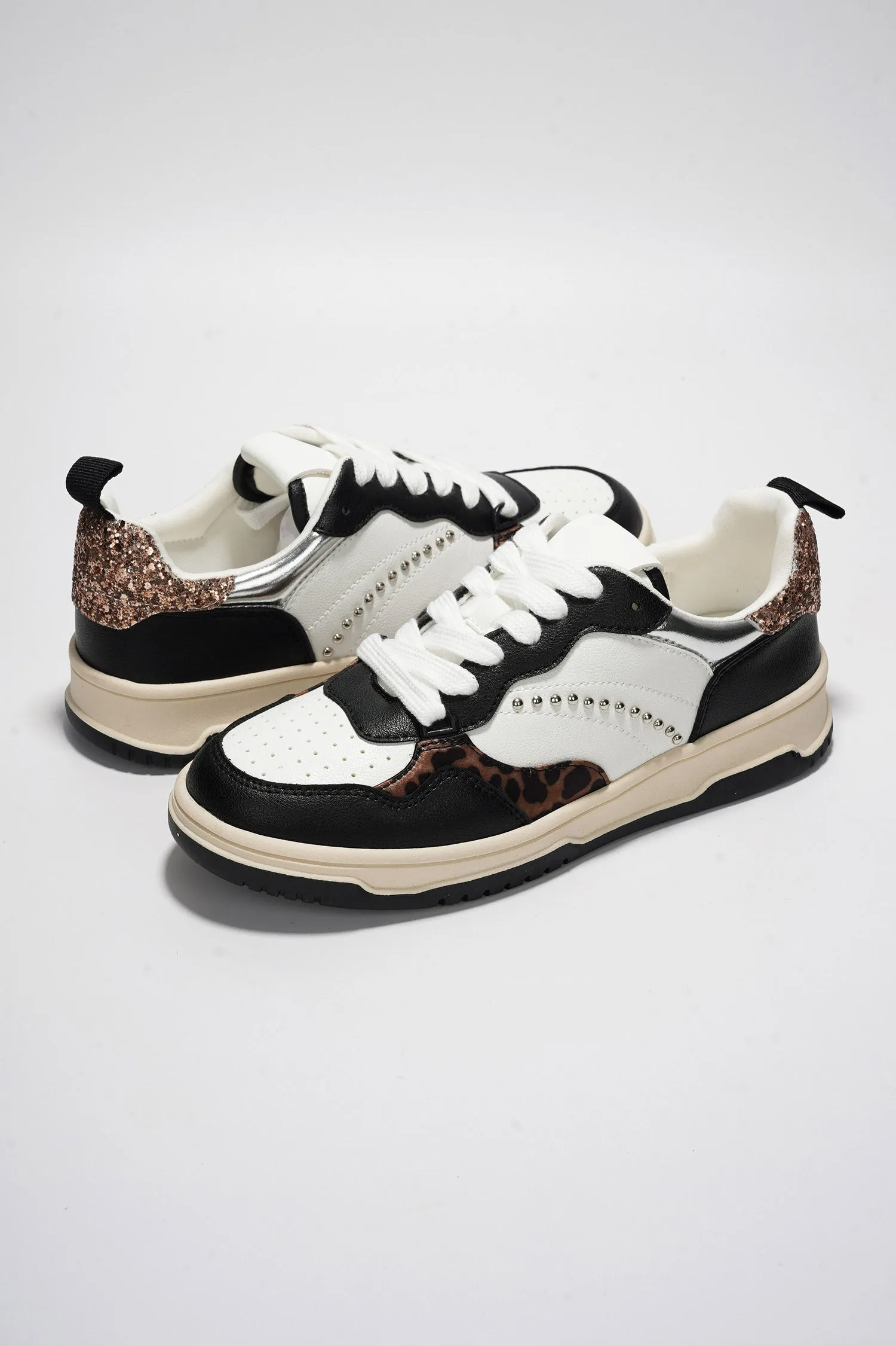 Anastasia Print Casual Sneakers - Leopard sold by Cape Robbin product image thumbnail 2