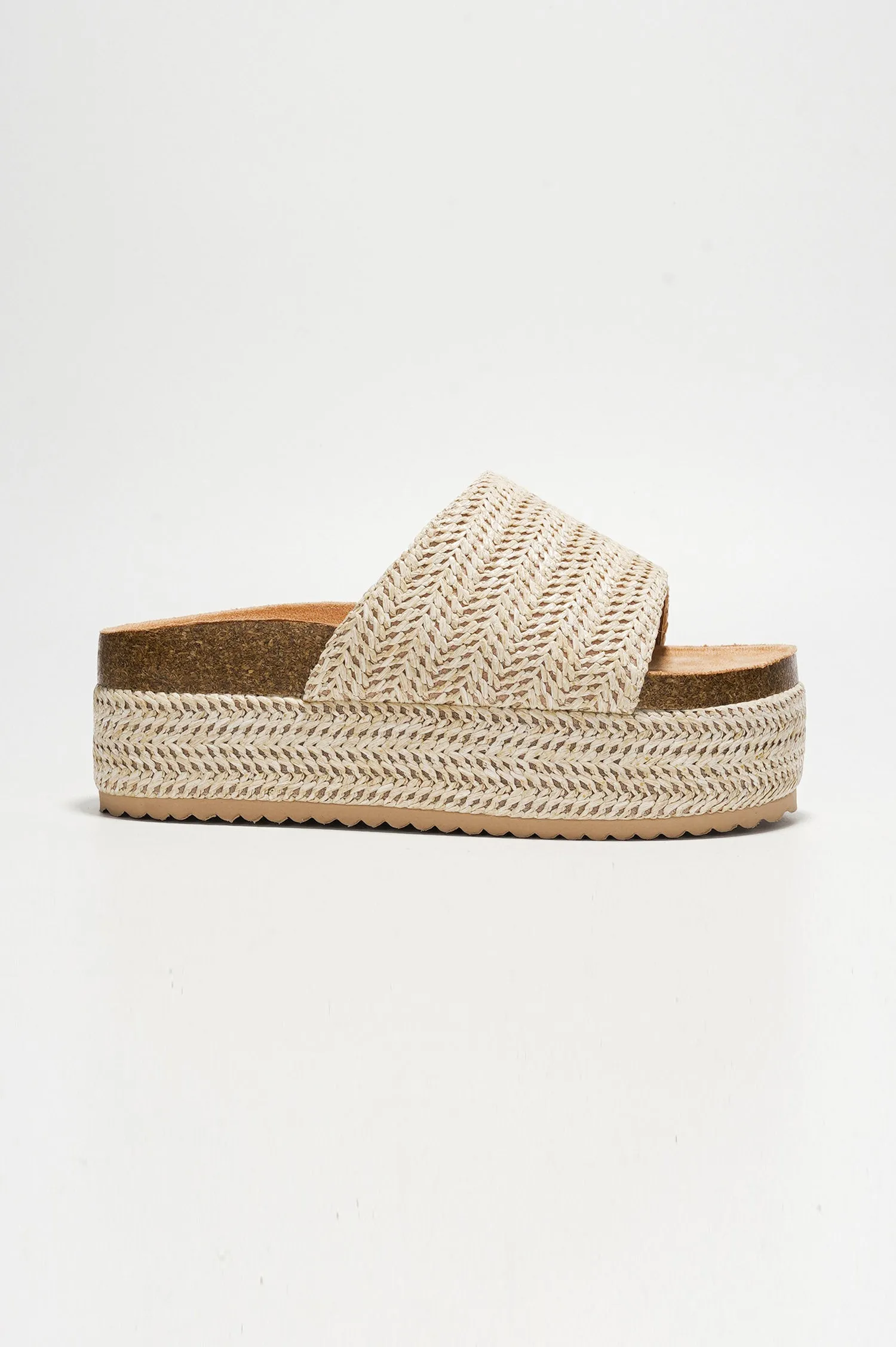 Hacha Garden Party Flatform Sandals - Raffia sold by Cape Robbin product image thumbnail 4