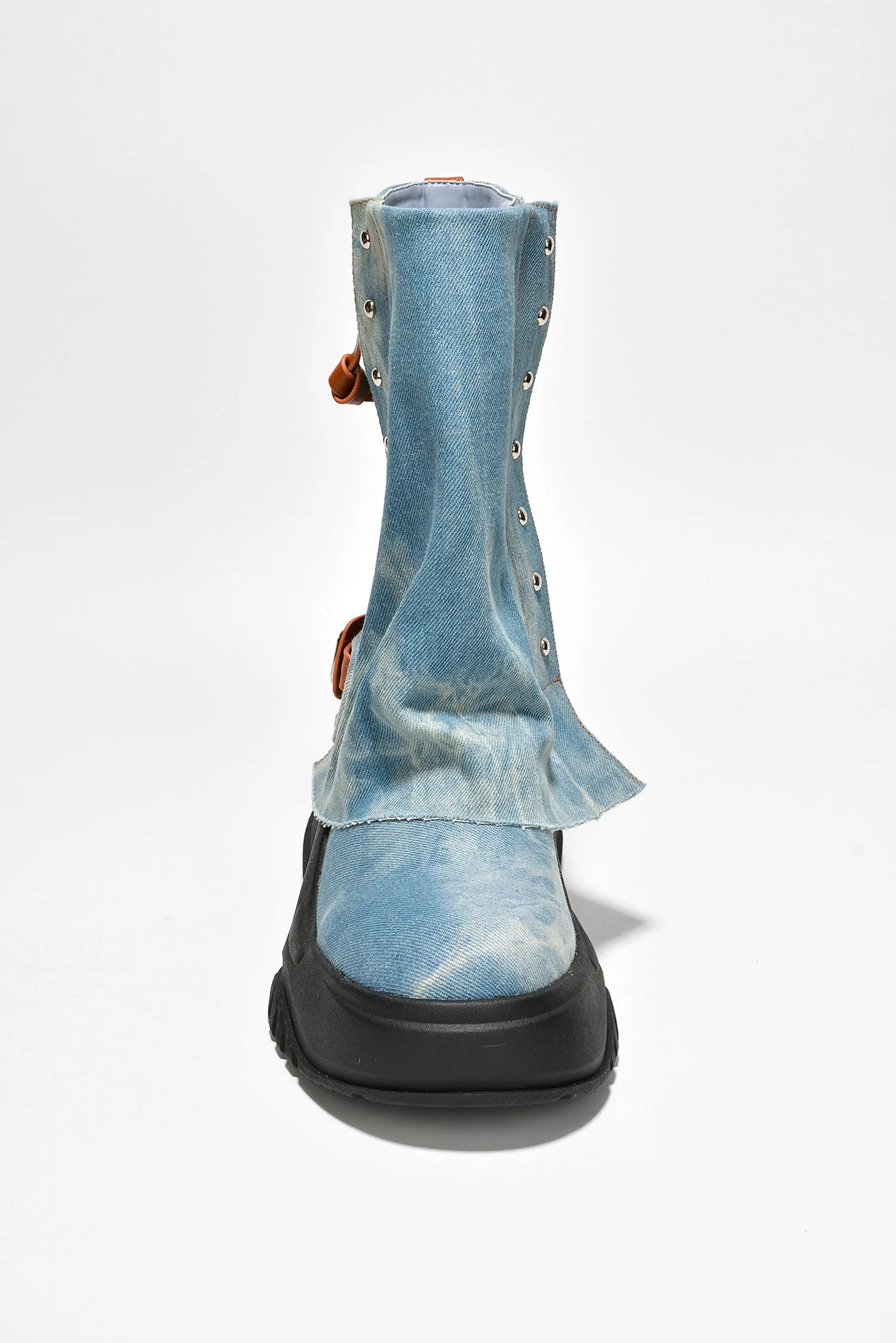 Anotherone Raw Cut Booties - Washed Denim sold by Cape Robbin product image thumbnail 4