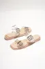 Mara Buckle Slingback Sandals - Clear sold by Cape Robbin