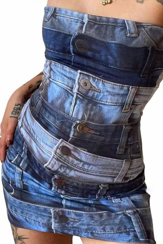 ALAYNA - DENIM sold by Cape Robbin product image thumbnail 3