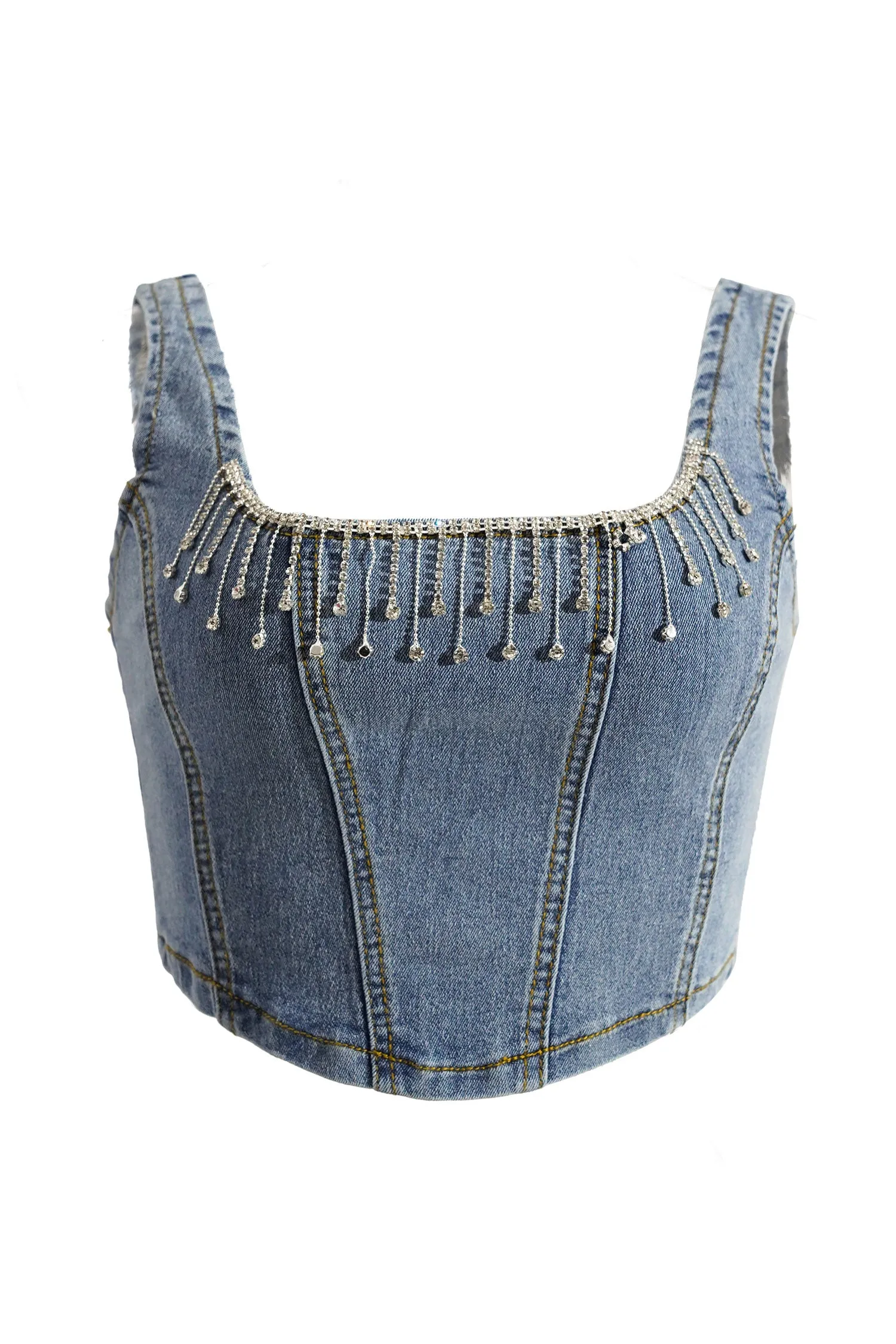 CARLEE - DENIM sold by Cape Robbin product image thumbnail 3