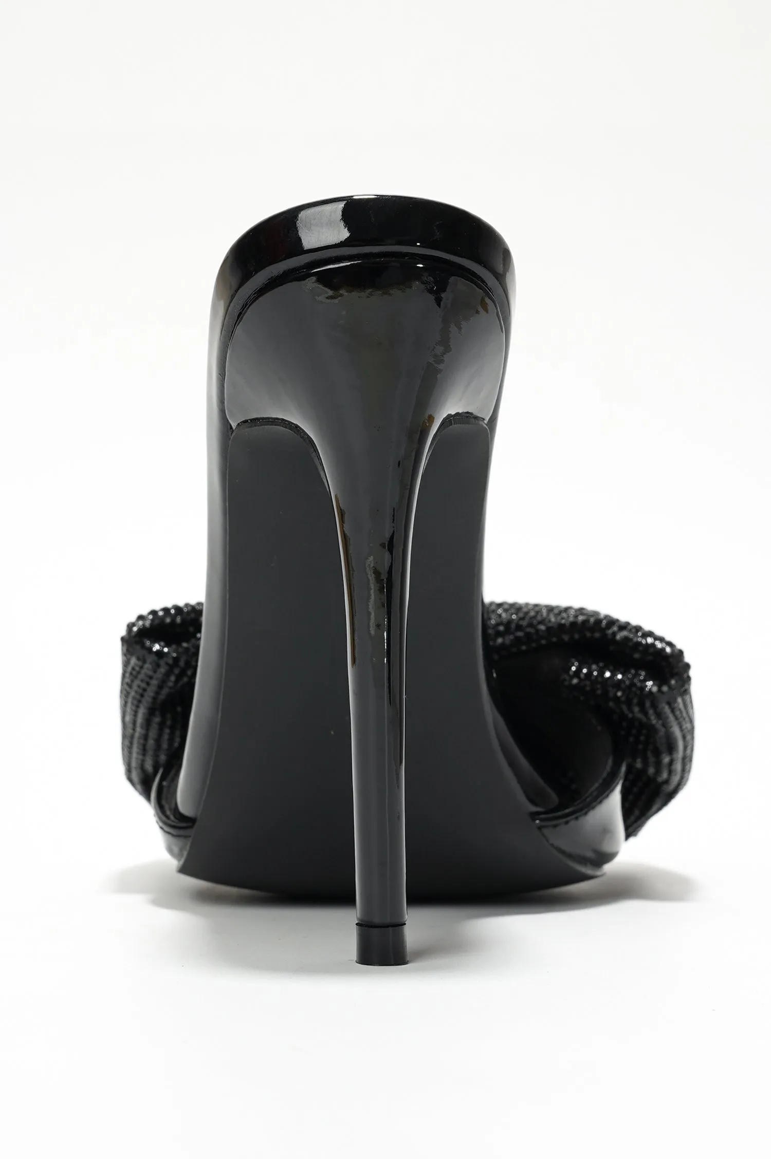 Dania Sparkling Rhinestone Bow Stiletto Heels - Black sold by Cape Robbin product image thumbnail 5