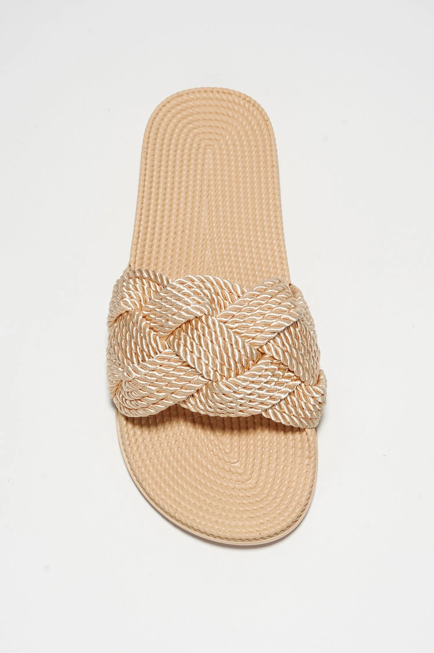 Annissa Rope Knot Slide Sandals - Nude sold by Cape Robbin product image thumbnail 5