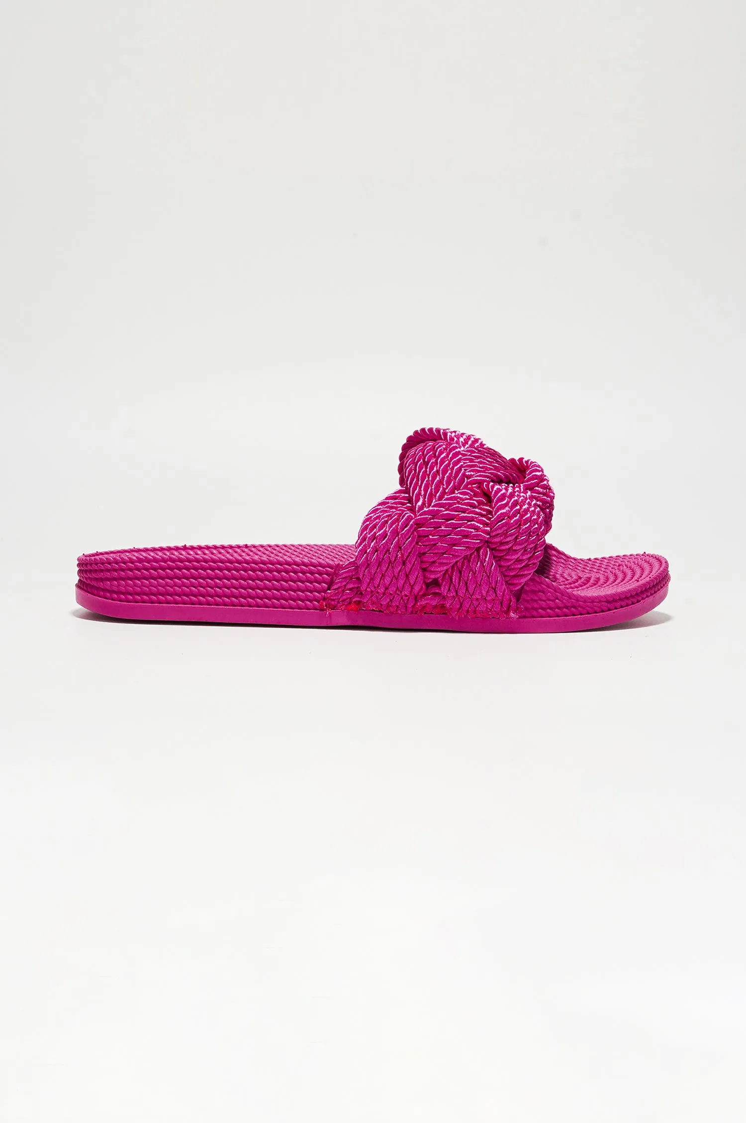 Annissa Rope Knot Slide Sandals - Fuchsia sold by Cape Robbin product image thumbnail 3