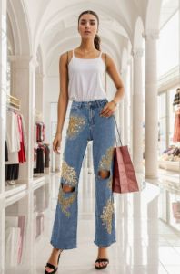 KYLIE - DENIM sold by Cape Robbin