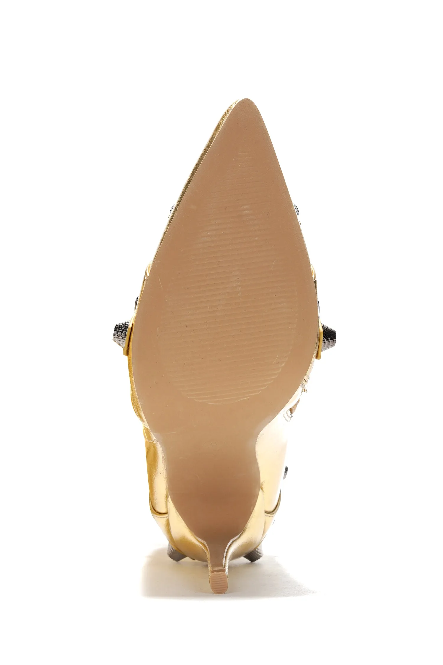 Pofin-2 Metallic Thigh High Pointy Toe Boots - Gold sold by Cape Robbin product image thumbnail 3