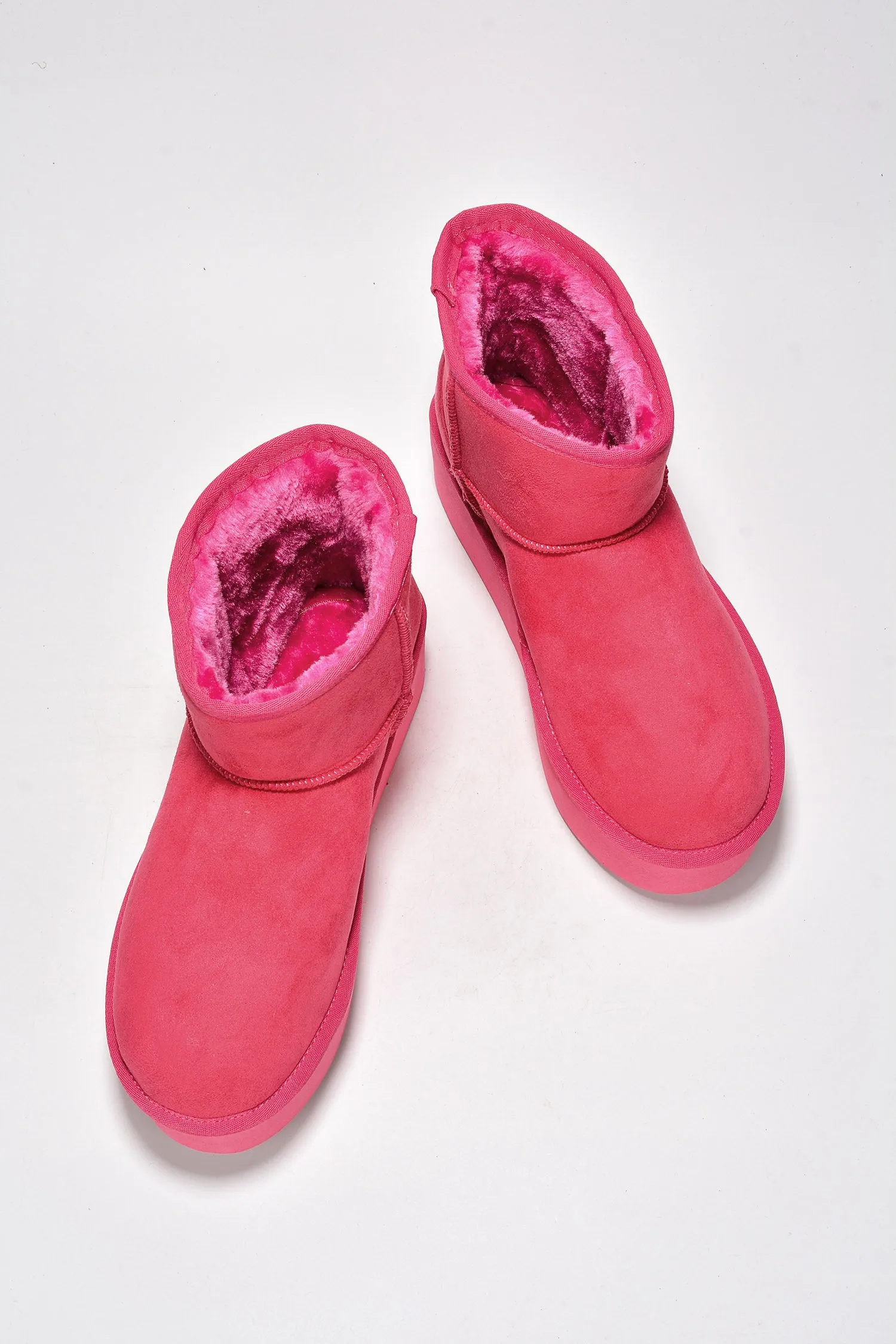 Nomel Chunky Platform Ankle Booties - Fuchsia sold by Cape Robbin product image thumbnail 5