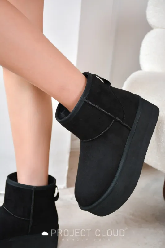 Nomel Chunky Platform Ankle Booties - Black sold by Cape Robbin