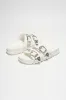 Glynda Pin-Buckle Faux Leather Sandals - White sold by Cape Robbin
