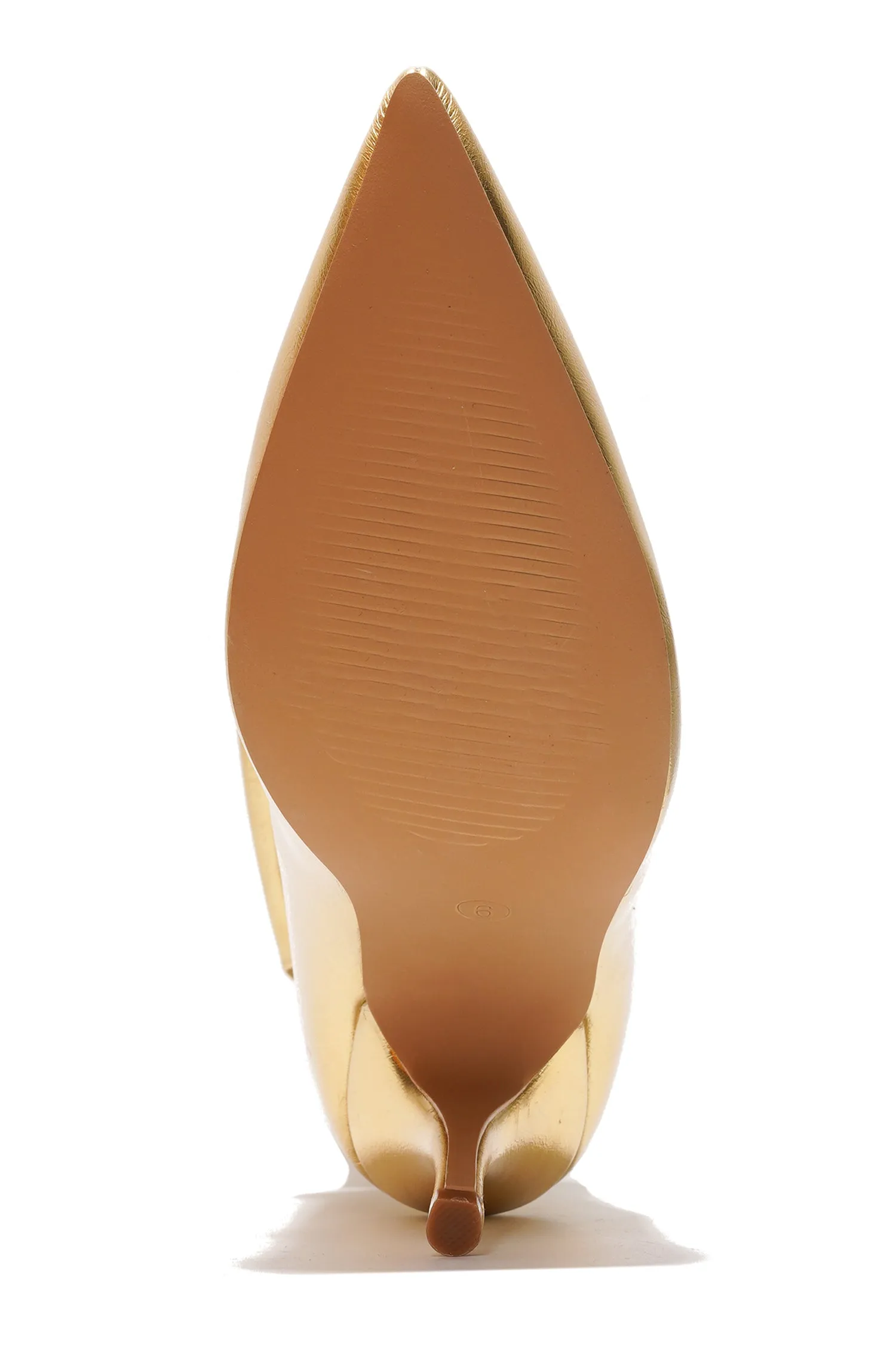 Khaite Ruched Stiletto Mid Calf Boots - Gold sold by Cape Robbin product image thumbnail 3