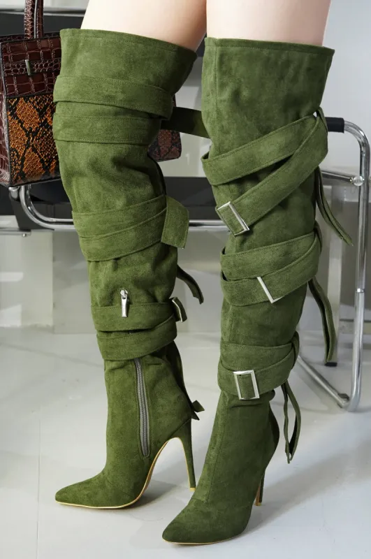 KATEY - OLIVE sold by Cape Robbin