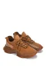 Bleeker Low Cut Rhinestone Round Toe Sneakers - Brown sold by Cape Robbin
