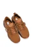 Bleeker Low Cut Rhinestone Round Toe Sneakers - Brown sold by Cape Robbin