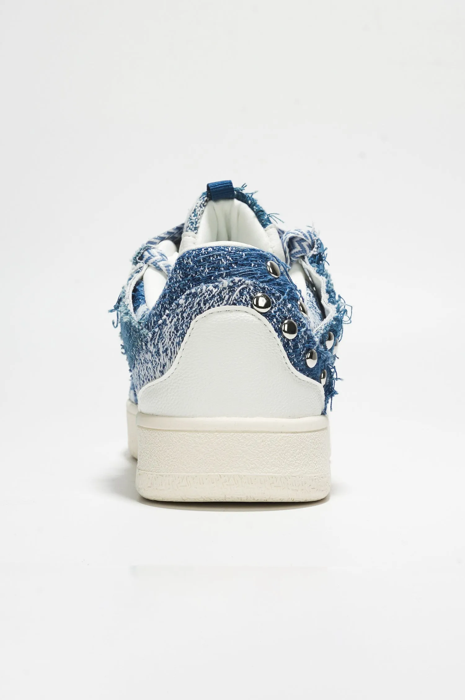 Rani studded Lace-up Sneaker - Denim sold by Cape Robbin product image thumbnail 5