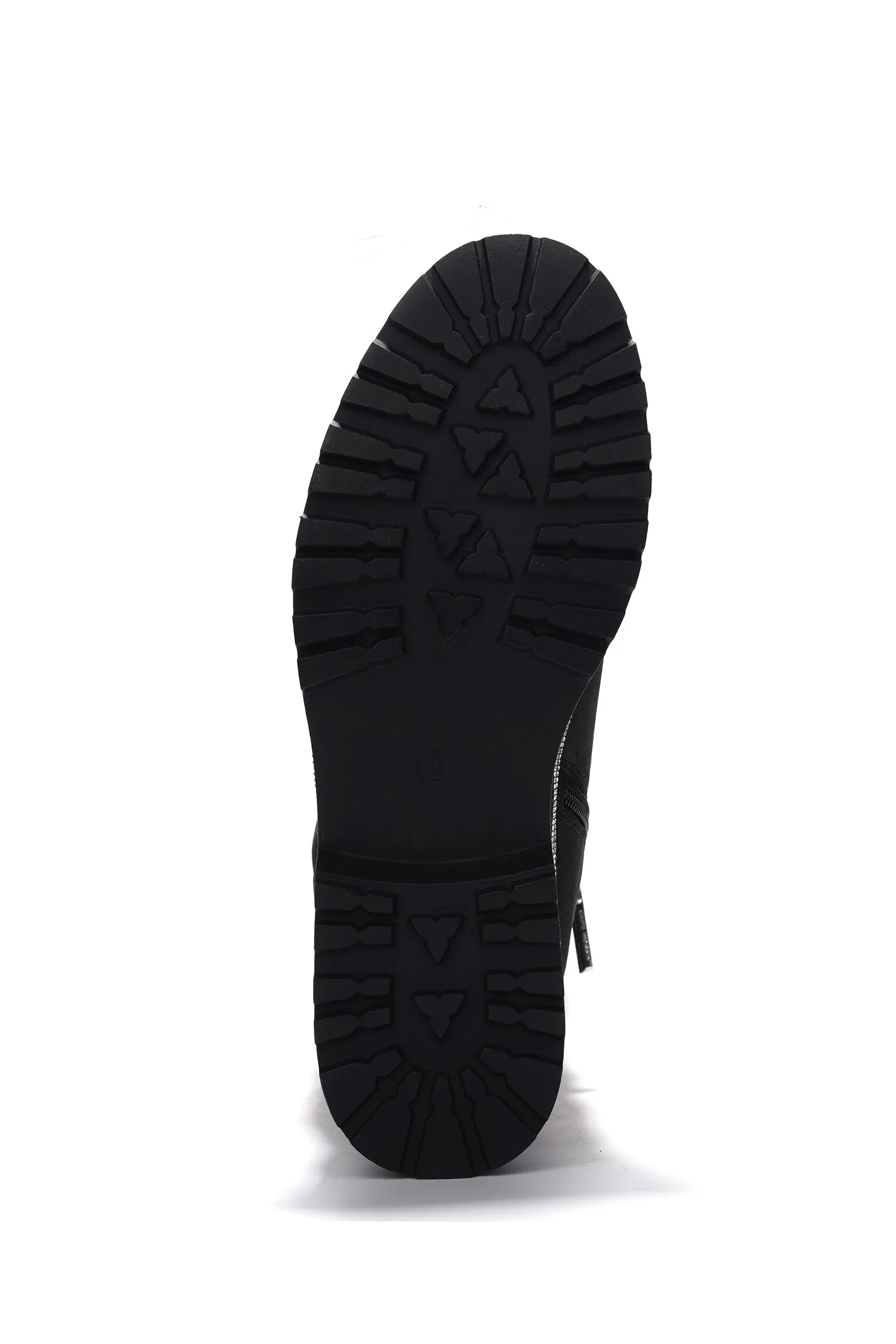 Aldea Rhinestone Pull Tabs Knee High Boots - Black sold by Cape Robbin product image thumbnail 3