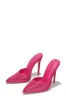 Klayton Embellished Suede Pointy Toe Heels - Fuchsia sold by Cape Robbin